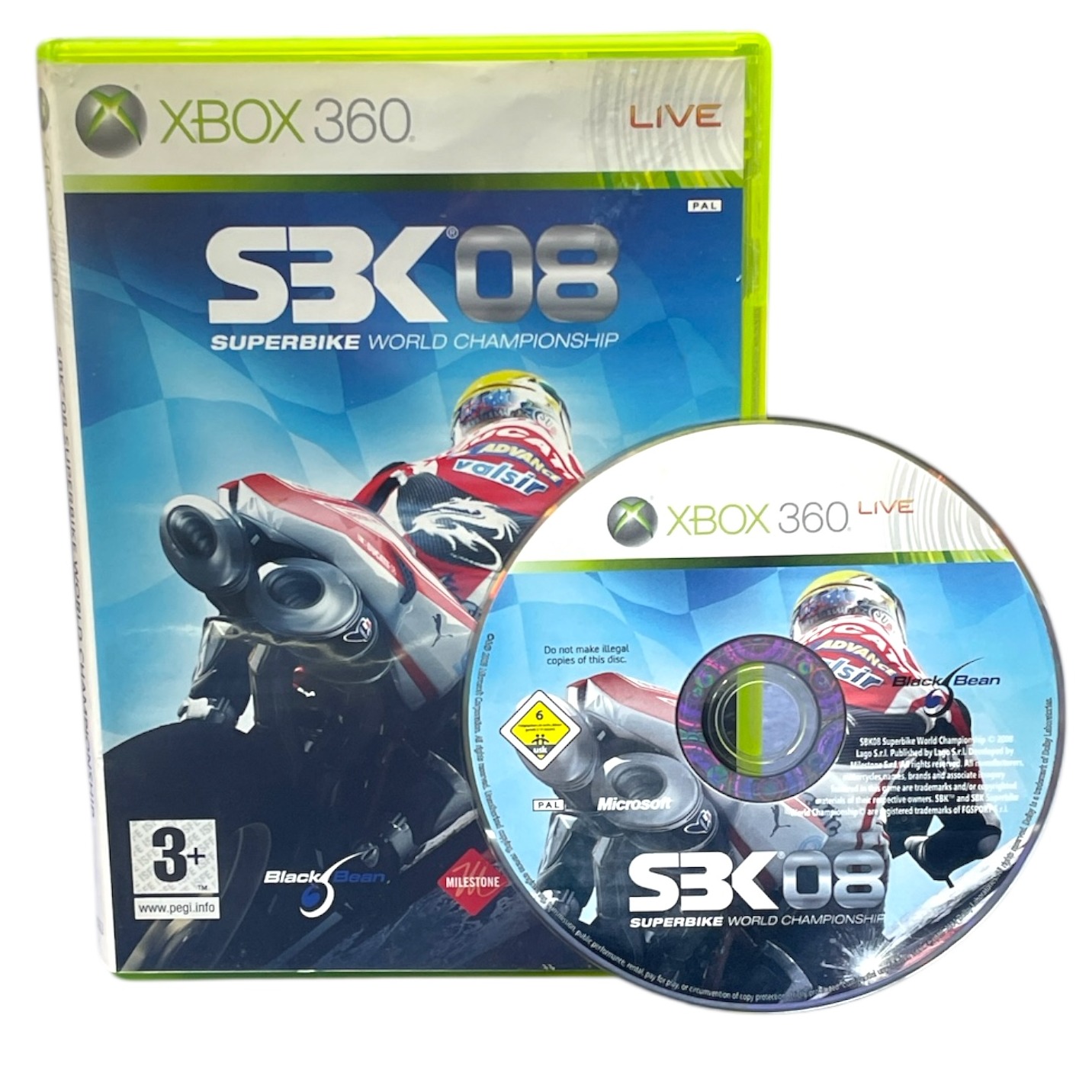 Product photo for SBK 08 Superbike World Champion Xbox 360 Game