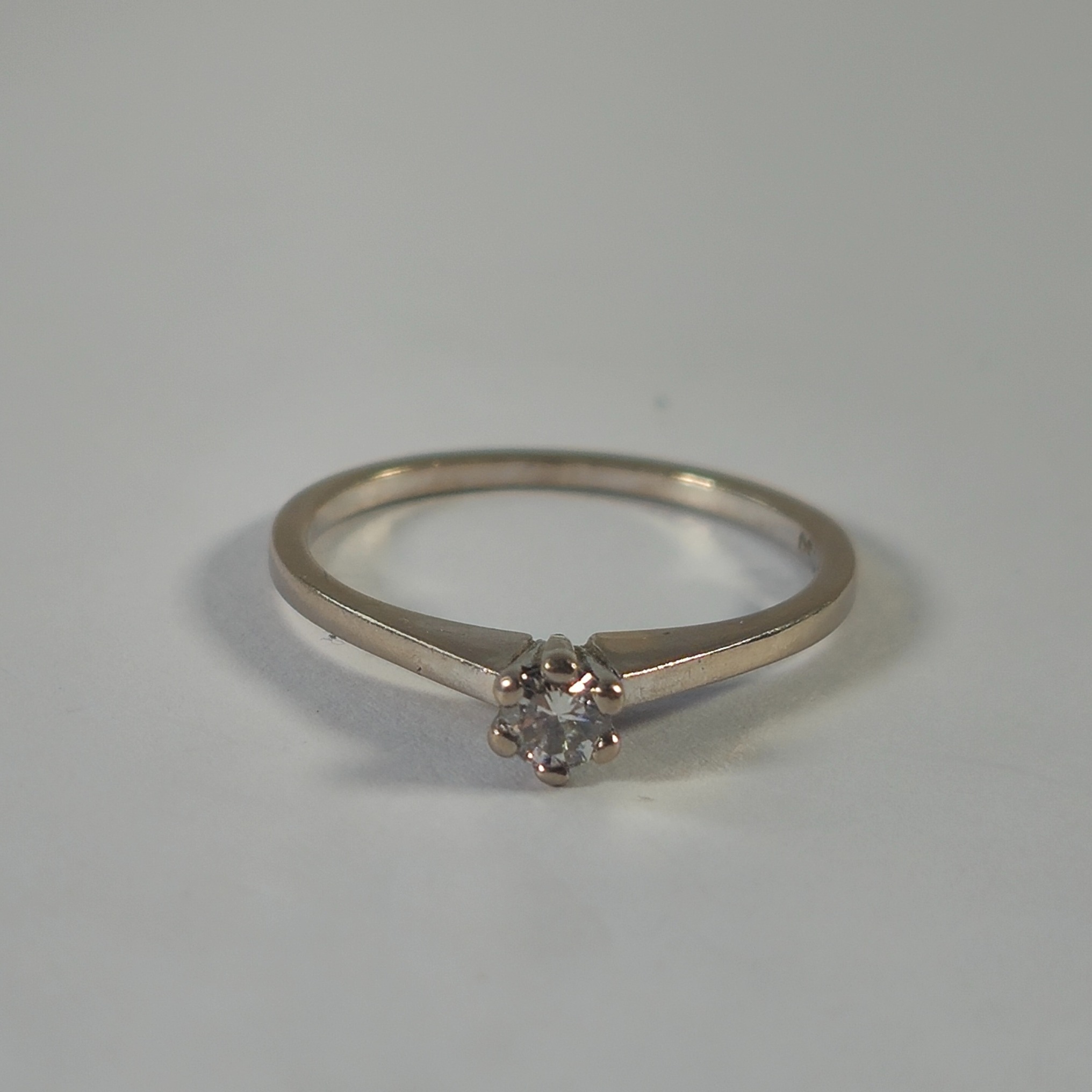 Product photo for 18ct Gold Diamond Engagement Ring Size J1/2