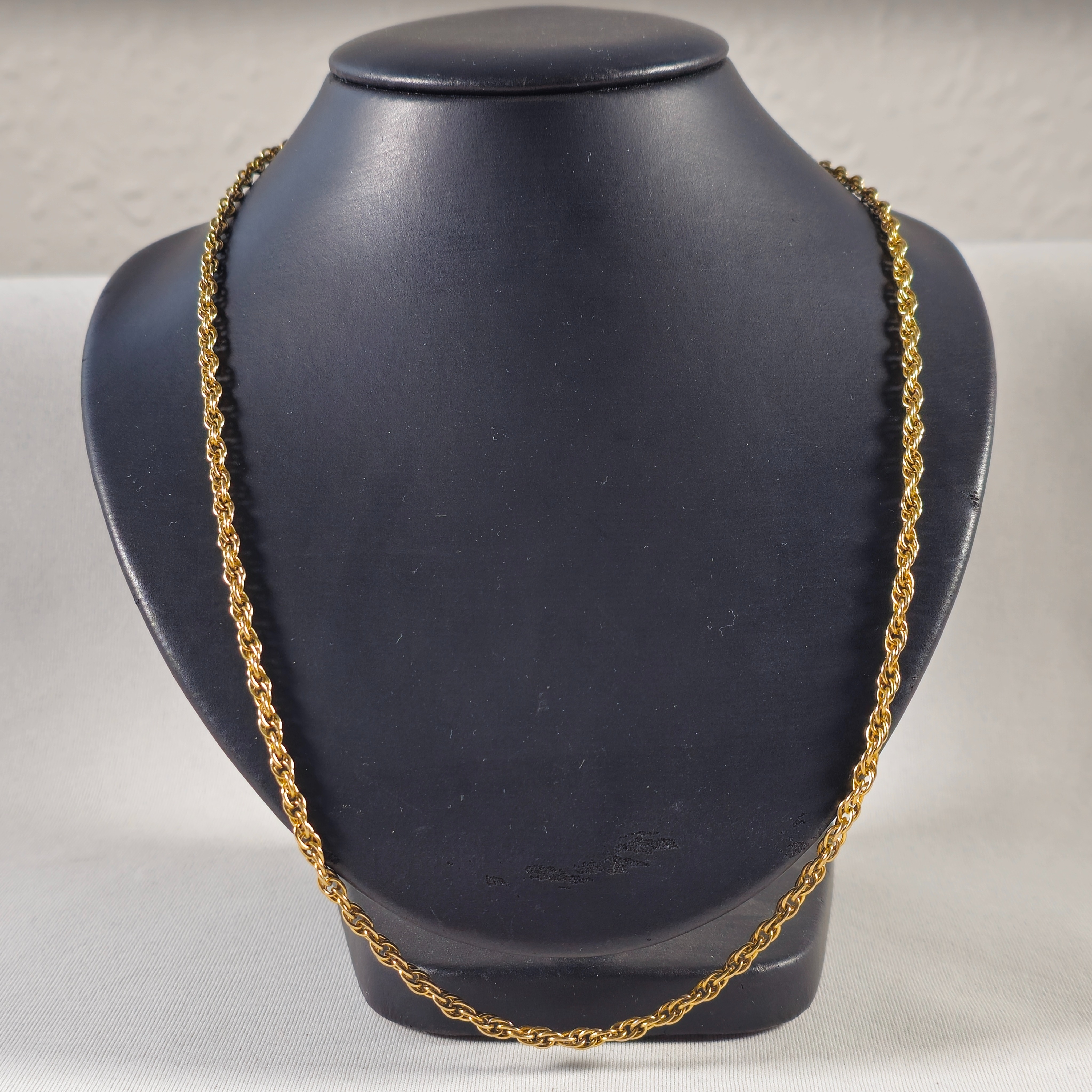 Product photo for 9ct Gold Rope Chain 20.2