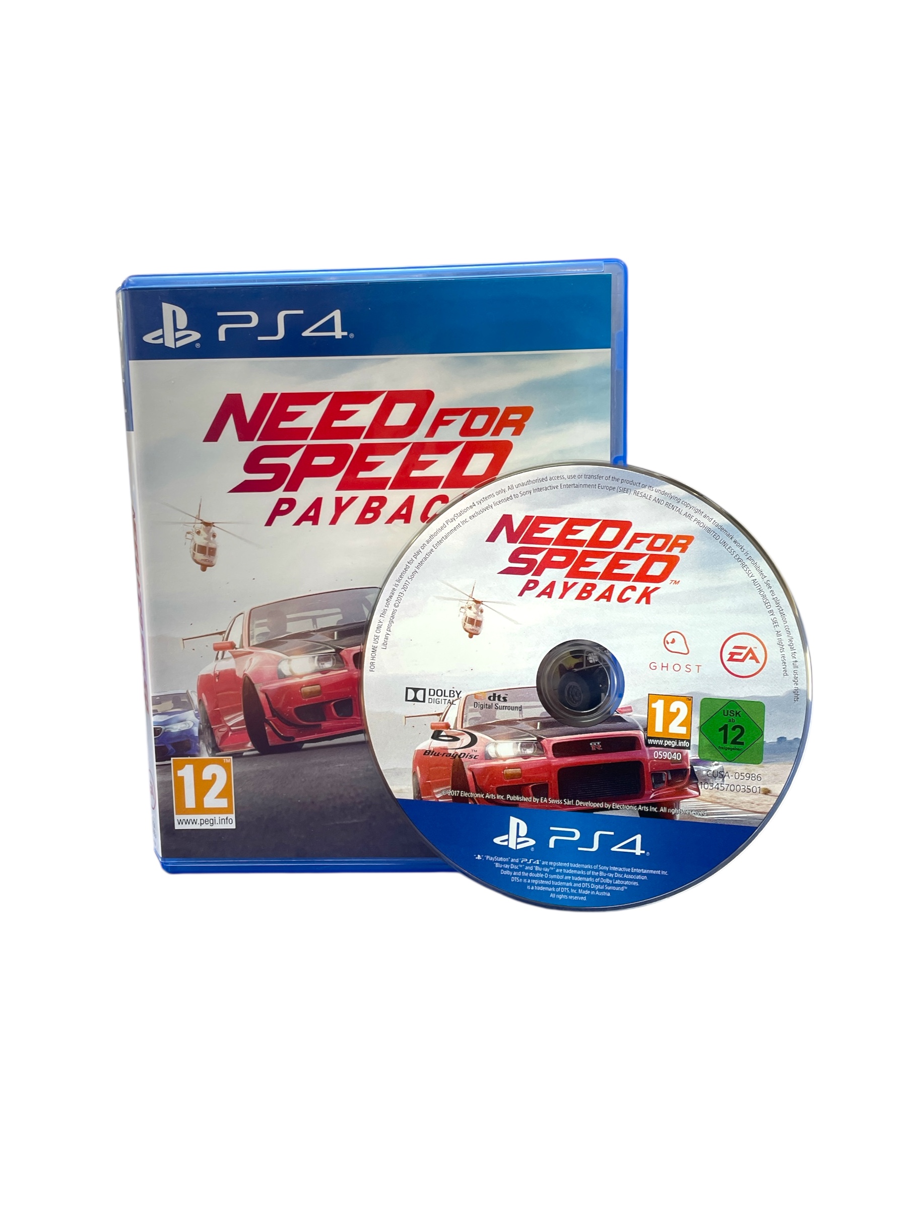 Product photo for Need For Speed Payback PS4