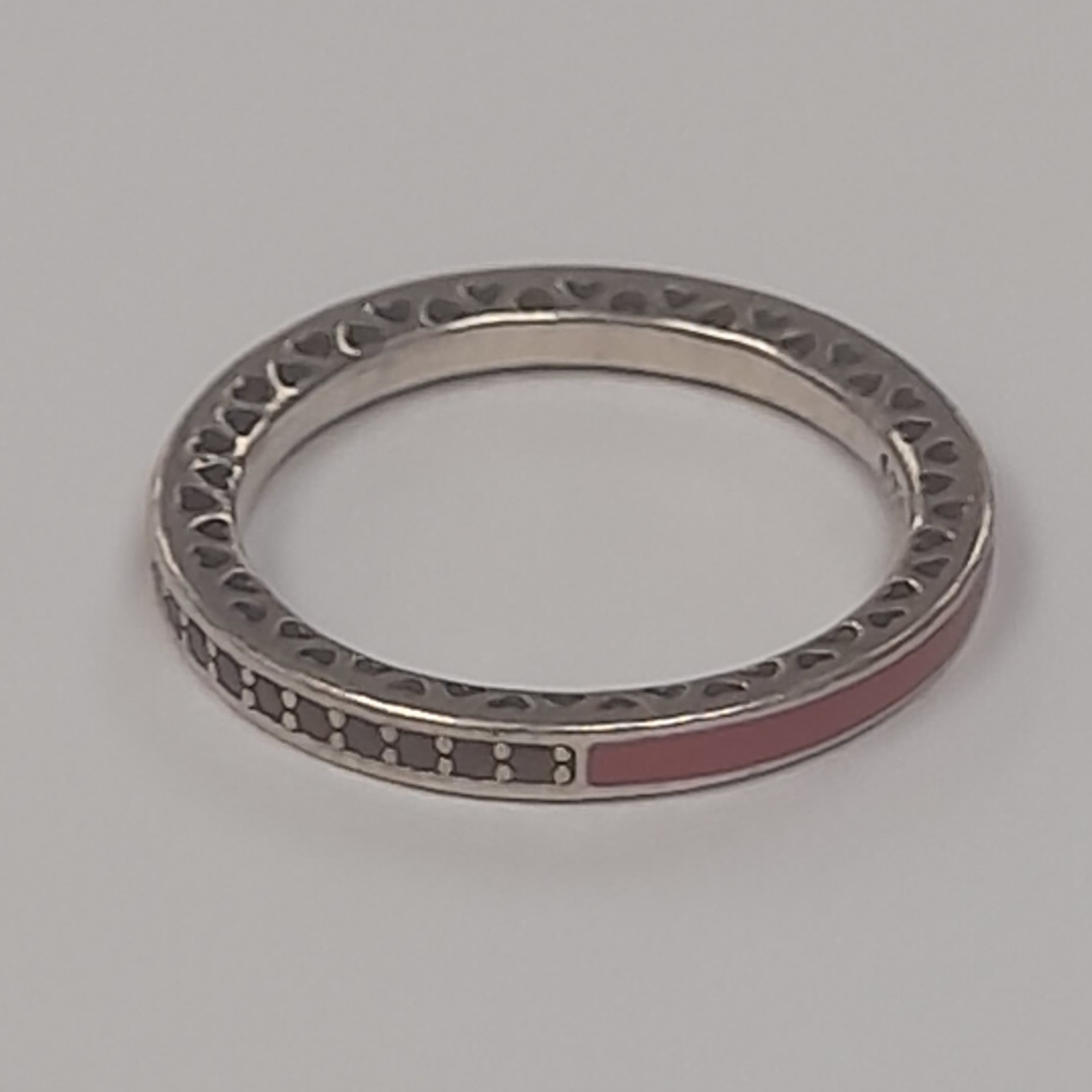 Product photo for Pandora Pink Strip Ring