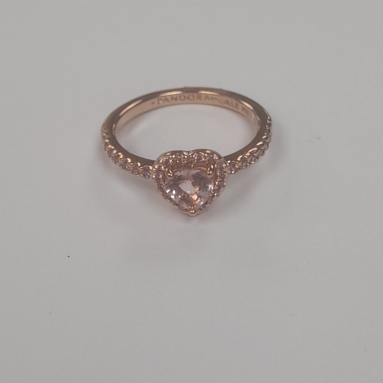 Product photo for Pandora Rose Gold Heart Ring