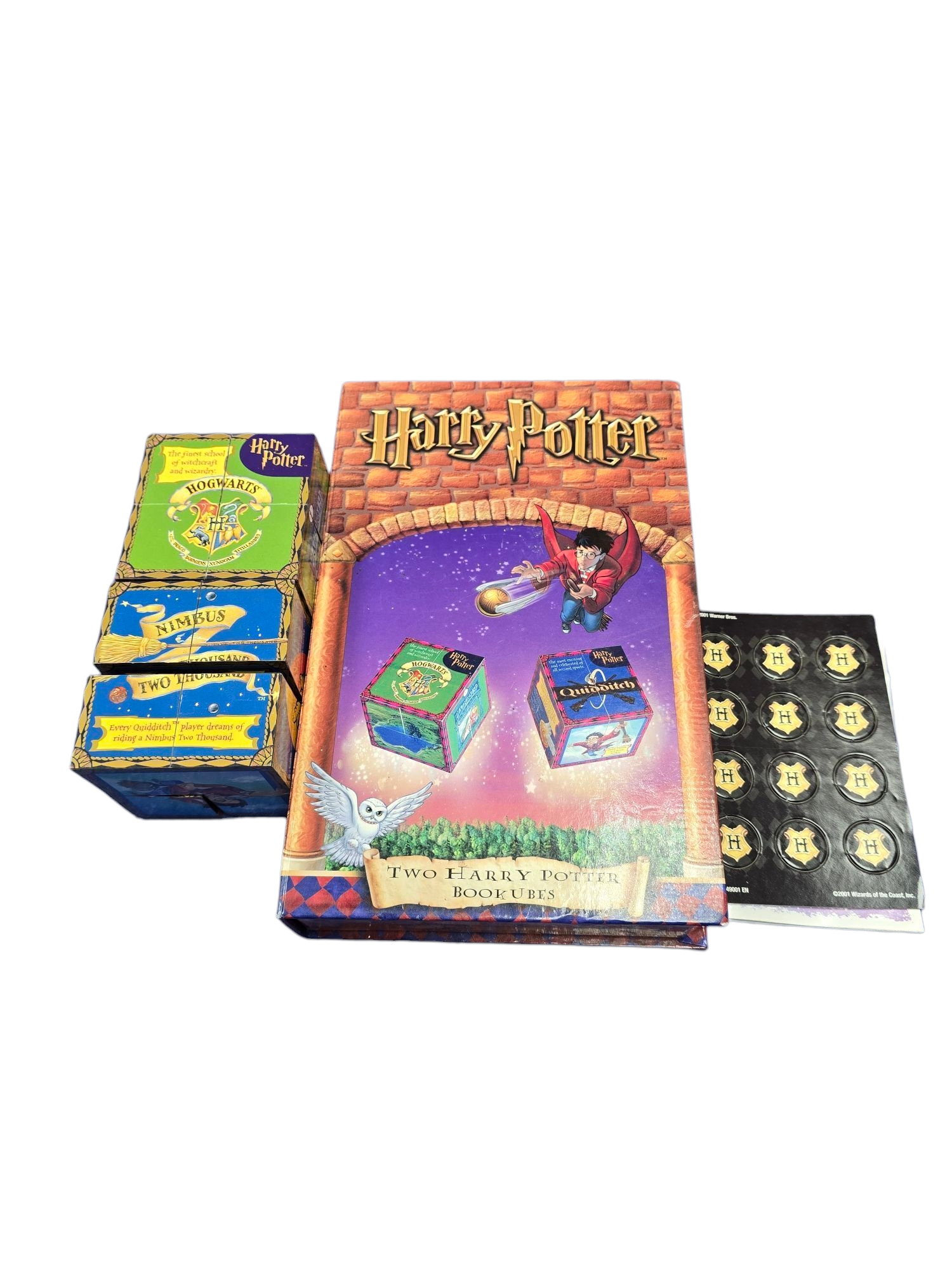 Product photo for Harry Potter Two Bookubes 2001