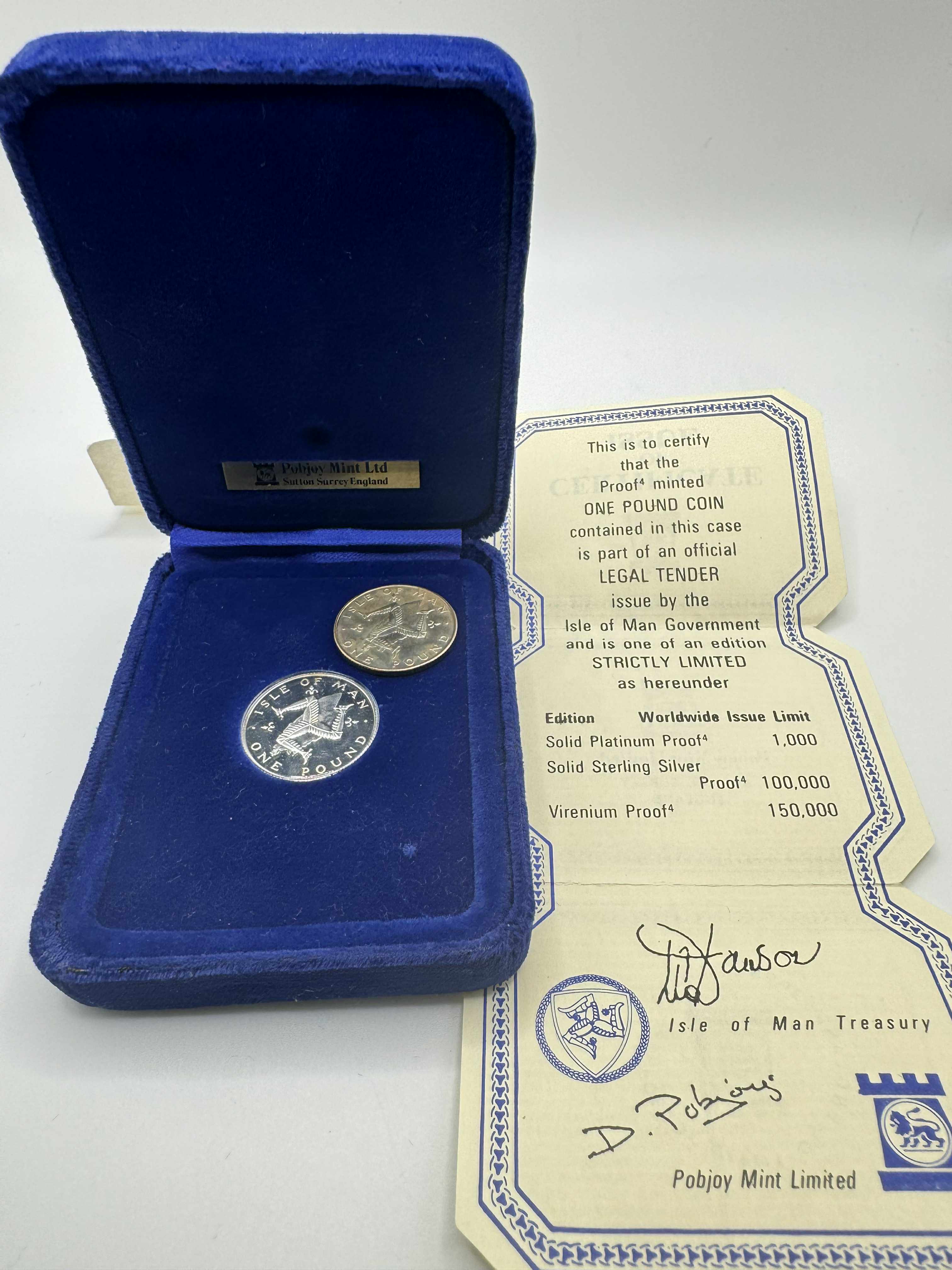 Product photo for Pobjoy Mint Isle Of Man Coin Set