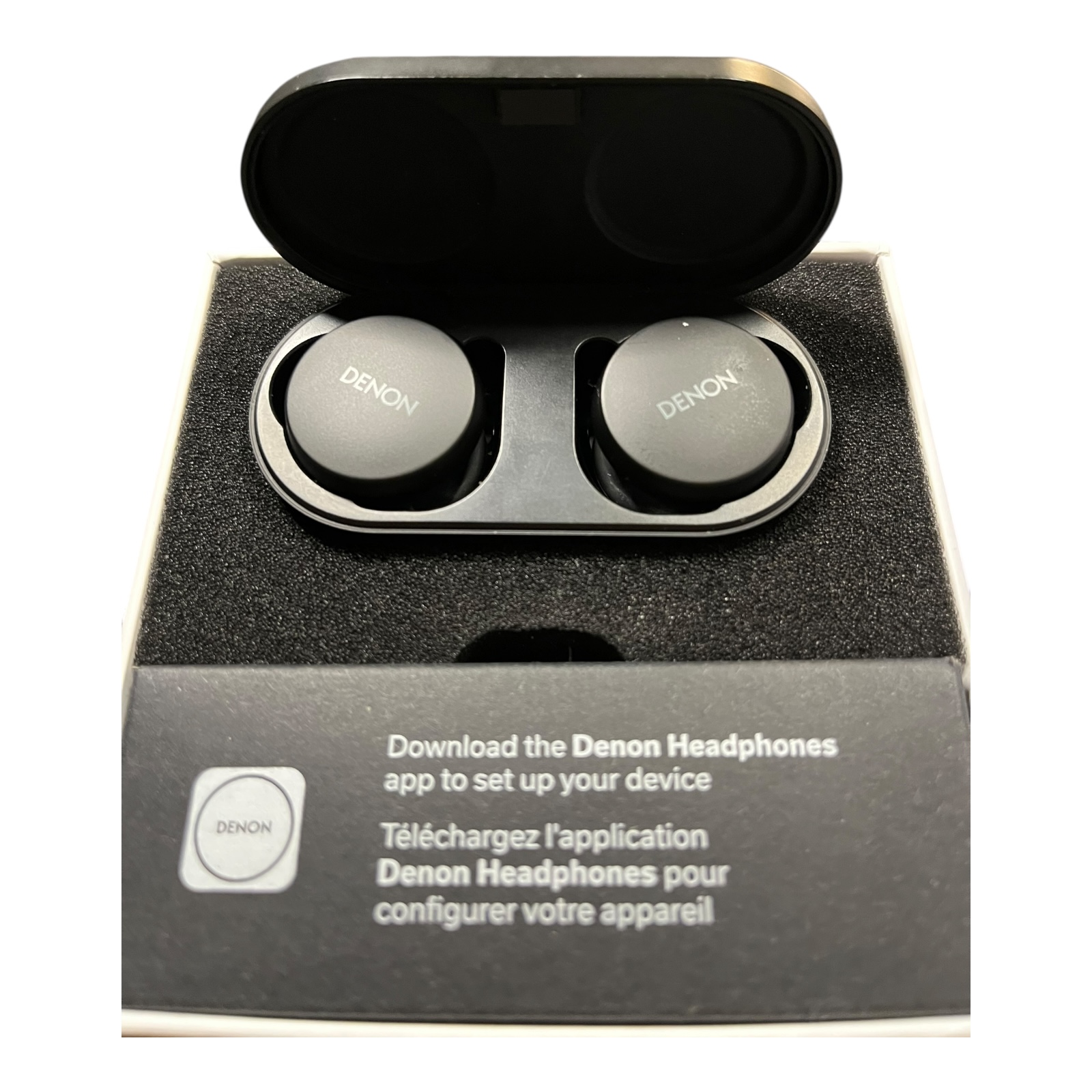 Product photo for Denon Wireless Earbuds – Used Boxed Good Condition