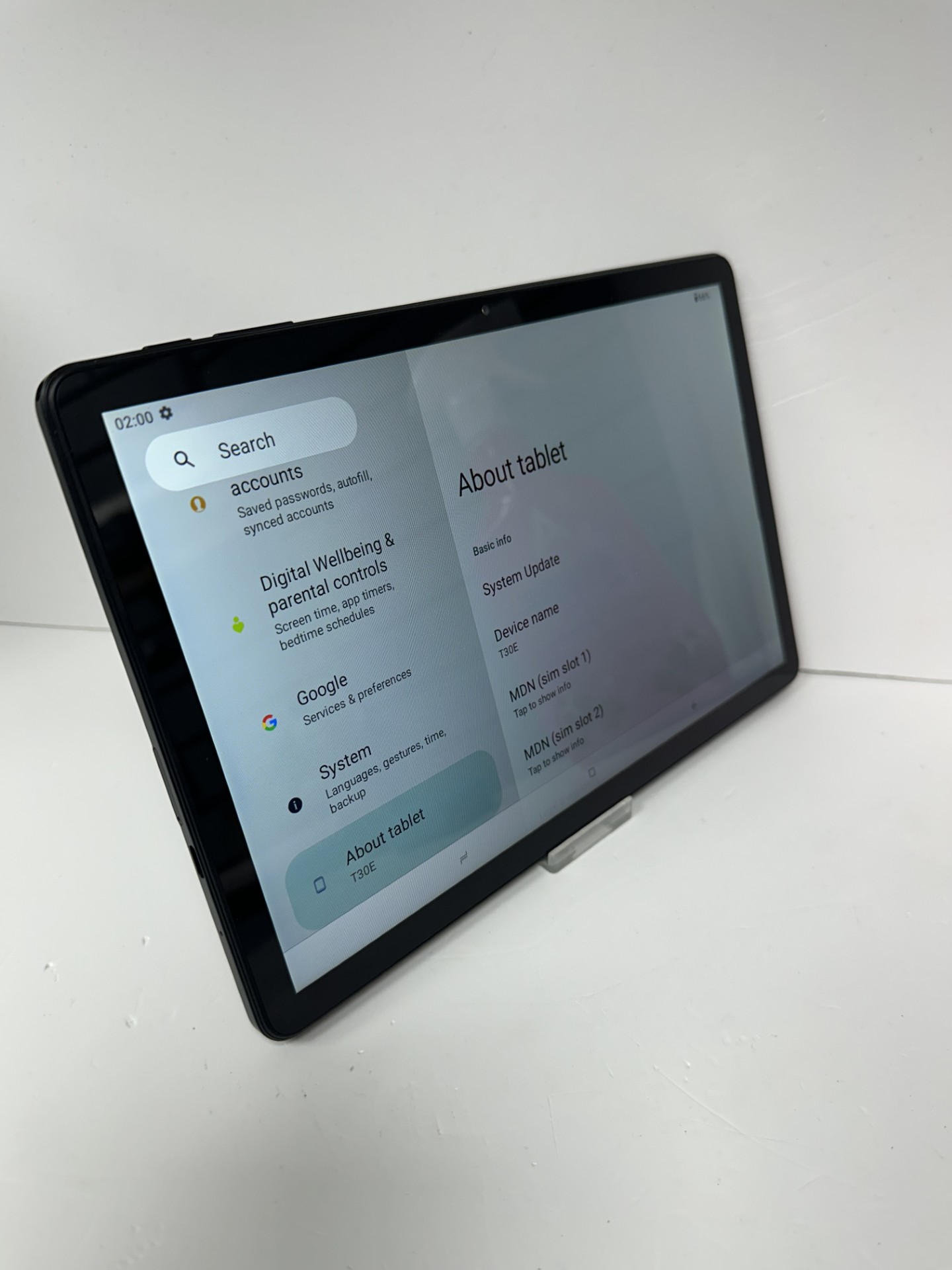 Product photo for DOOGEE T30E TABLET 128GB BLACK UNBOXED