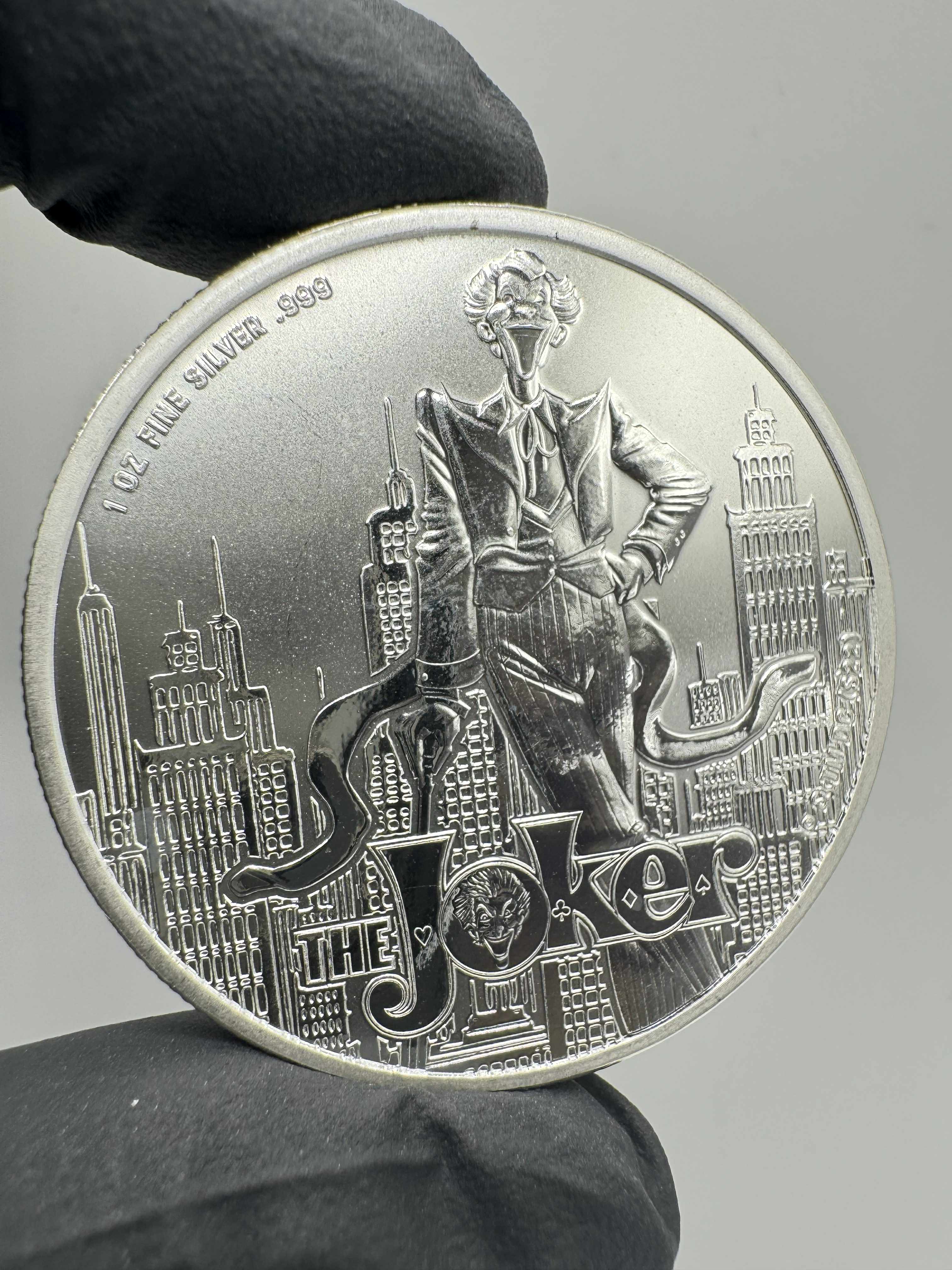 Product photo for Silver 1oz Samoa Joker $5 2024 Coin