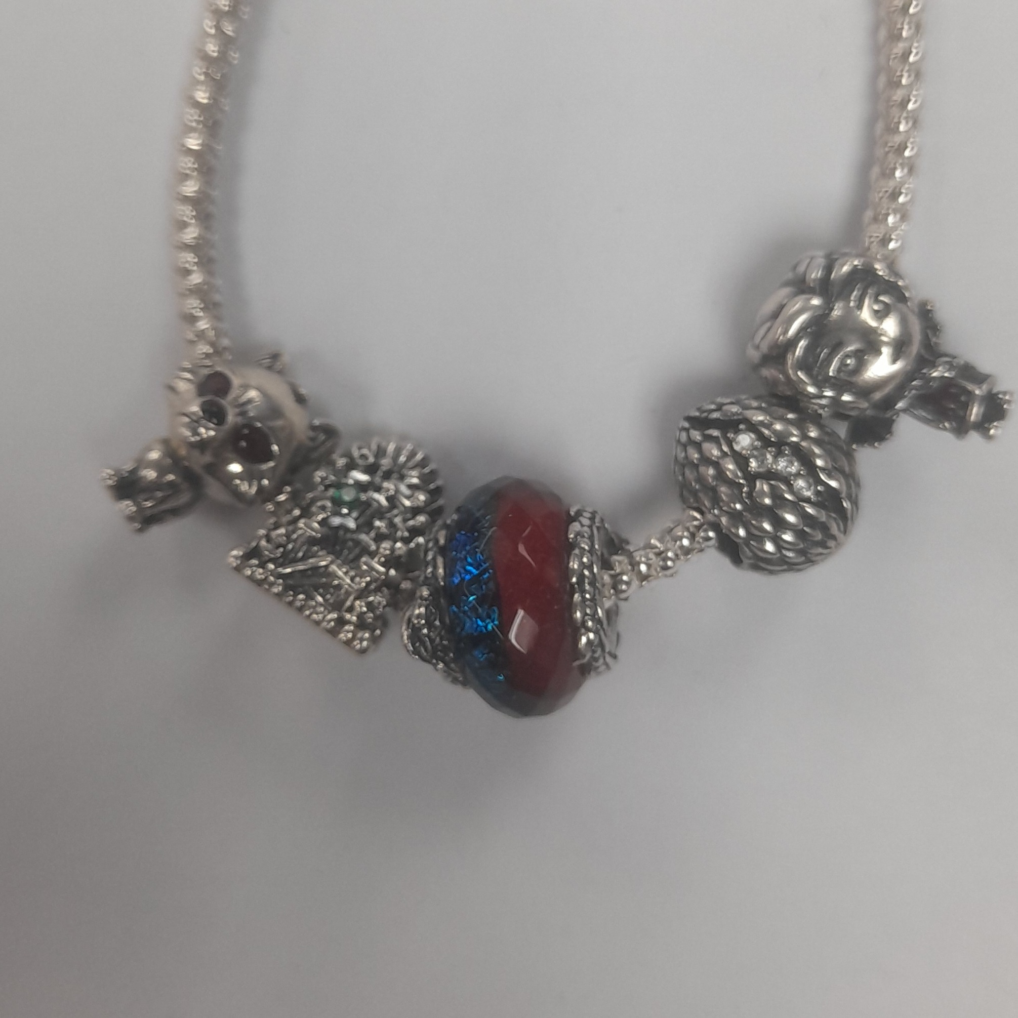 Product photo for Pandora Bracelet with Game of Throne Charms (SALE)