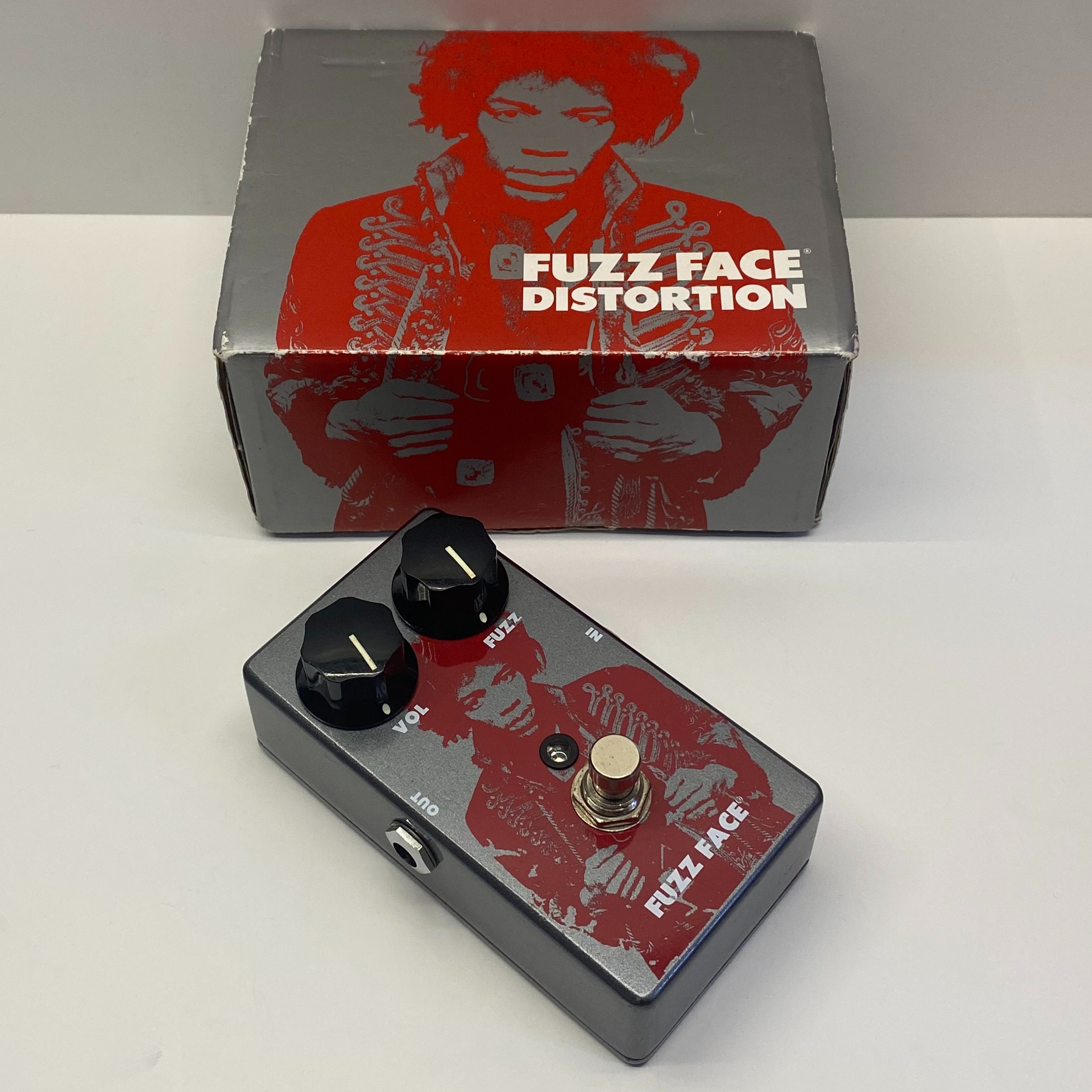 Product photo for Dunlop Jimi Hendrix Fuzz Face Distortion Pedal Boxed