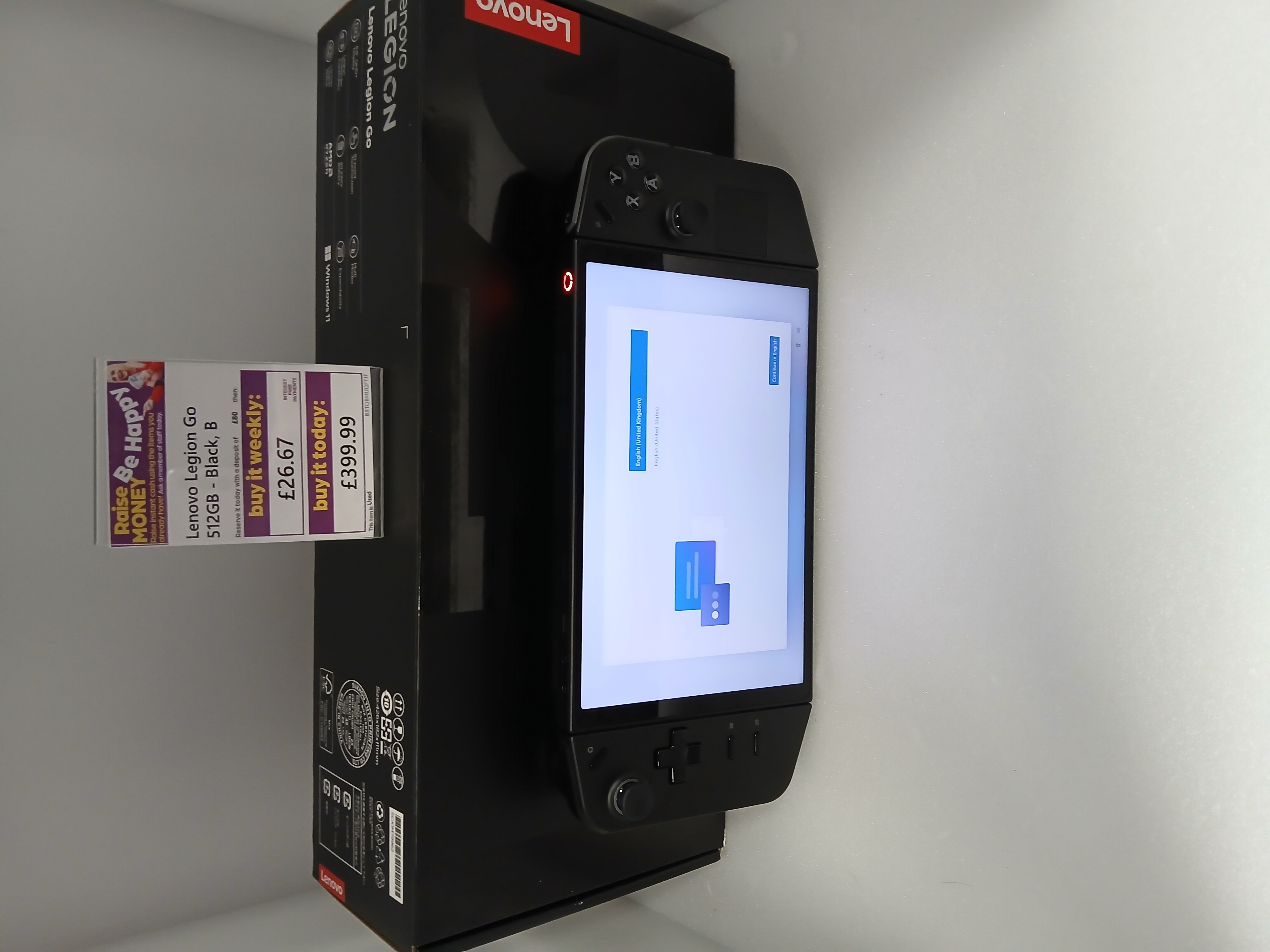 Product photo for Lenovo Legion Go 512GB - Black, B