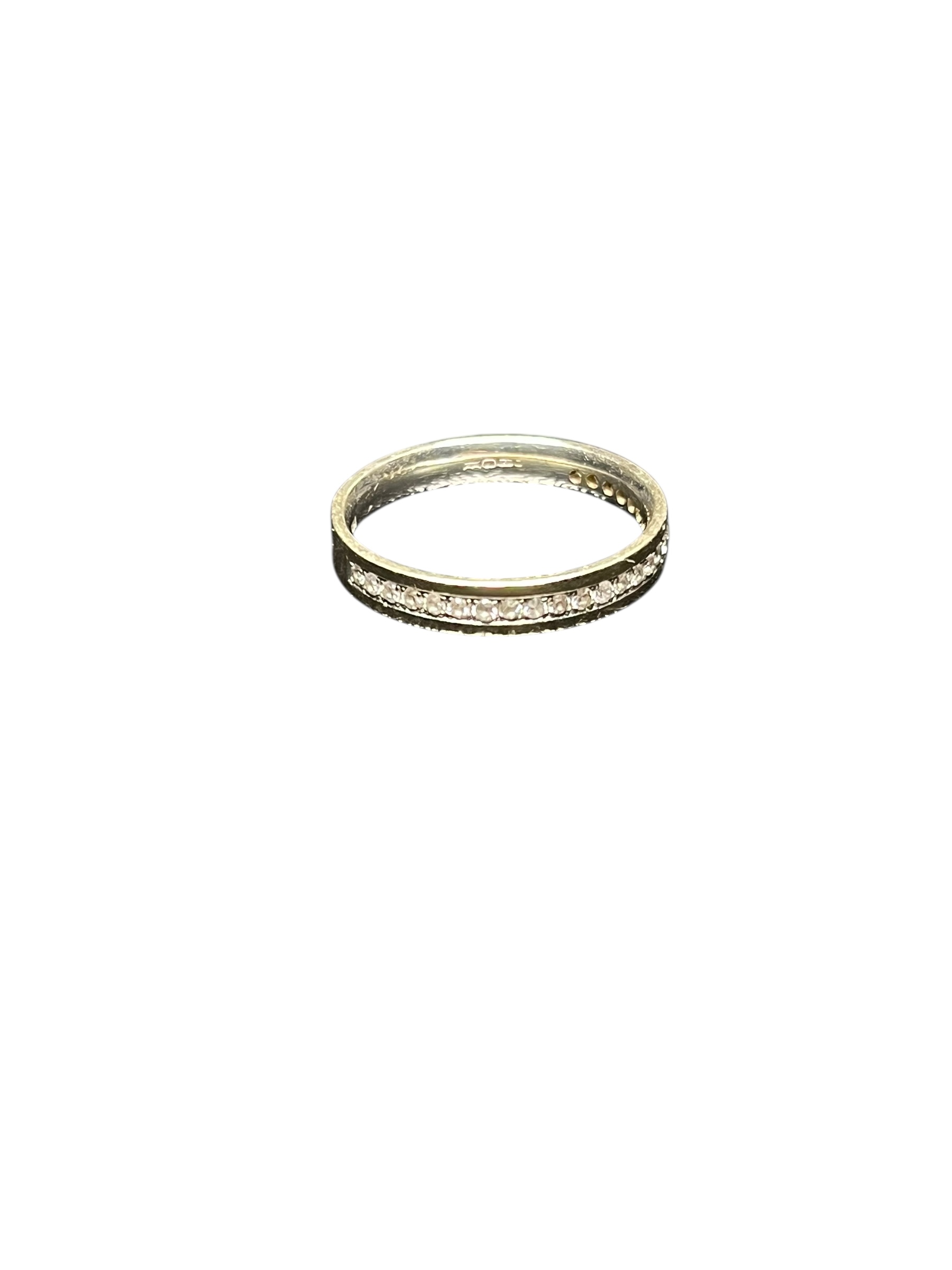 Product photo for 18ct Gold Diamond Eternity Ring – Timeless Elegance Hallmarked