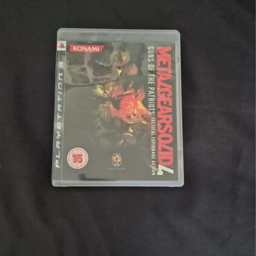 Product photo for sony ps3 Metal Gear Solid 4 - Guns of the Patriots PS3 Game