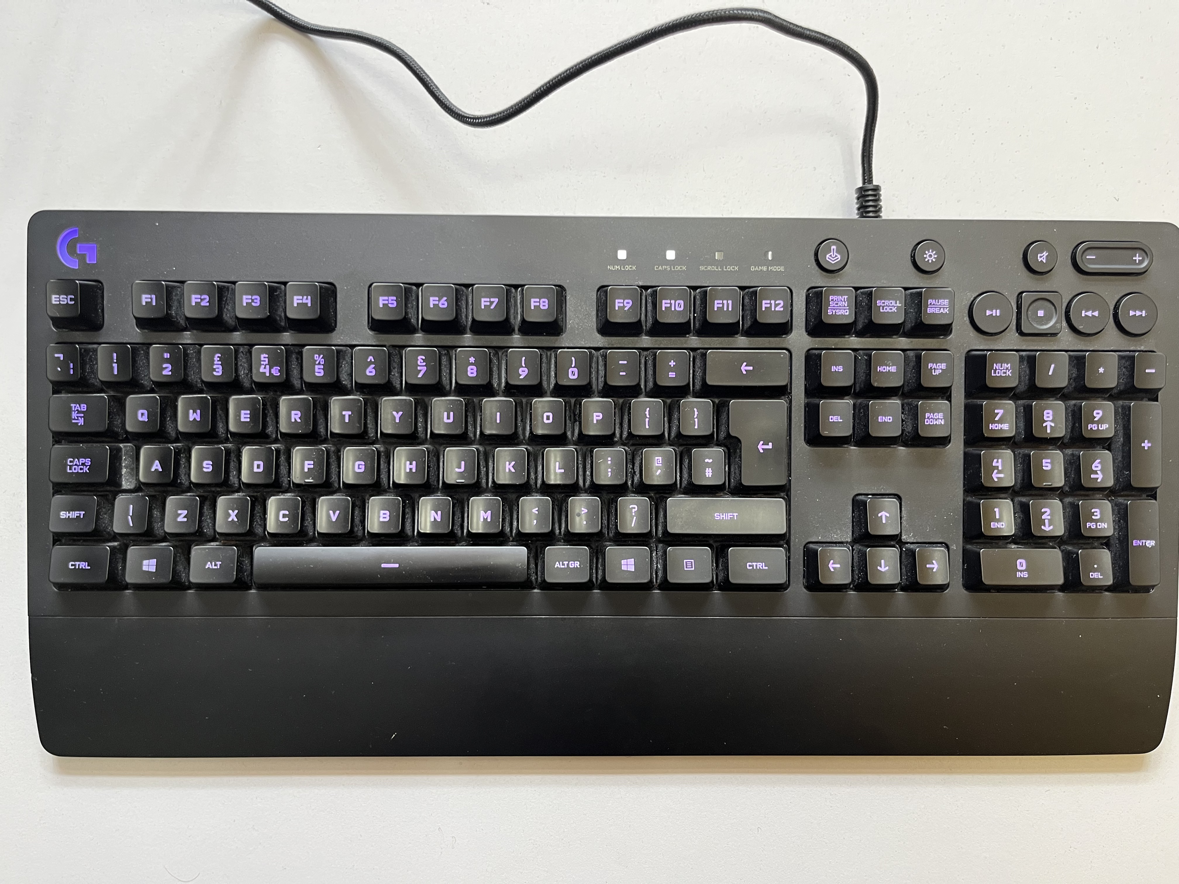 Product photo for Logitech G213 Gaming Keyboard