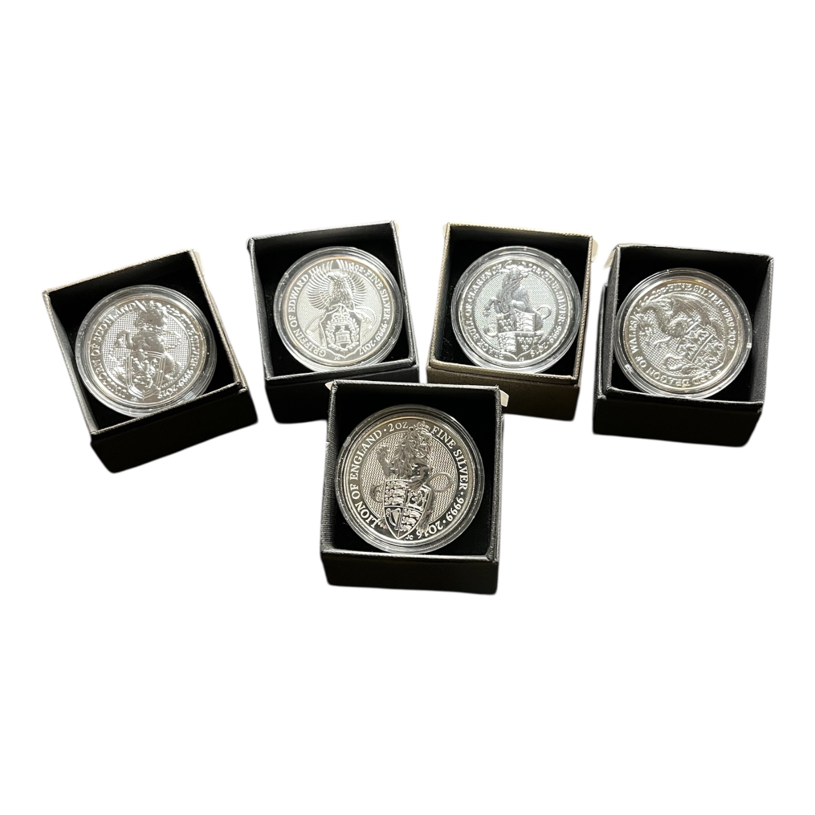 Product photo for 2oz Silver Queens Beasts