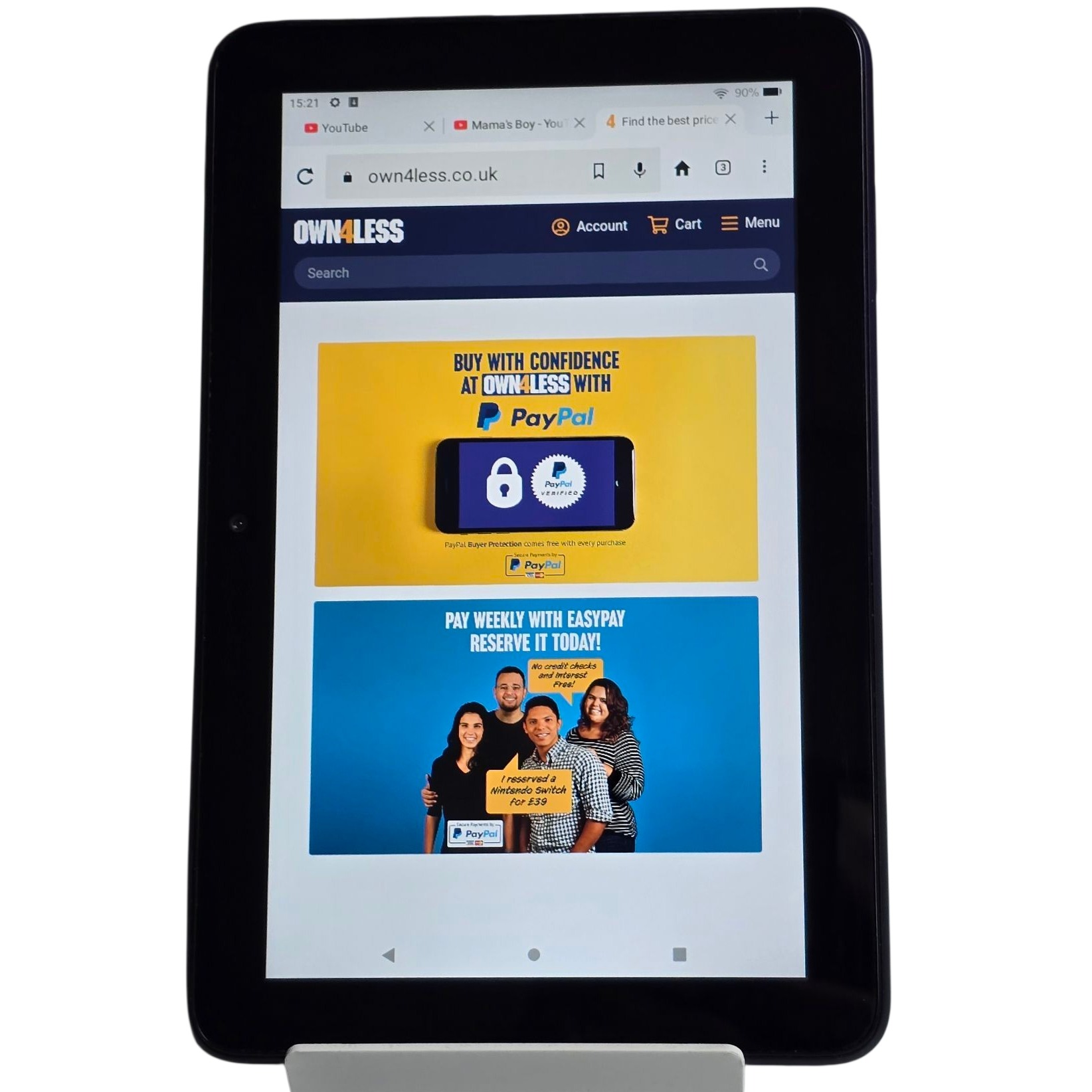 Product photo for Amazon Fire 7 P8AT8Z