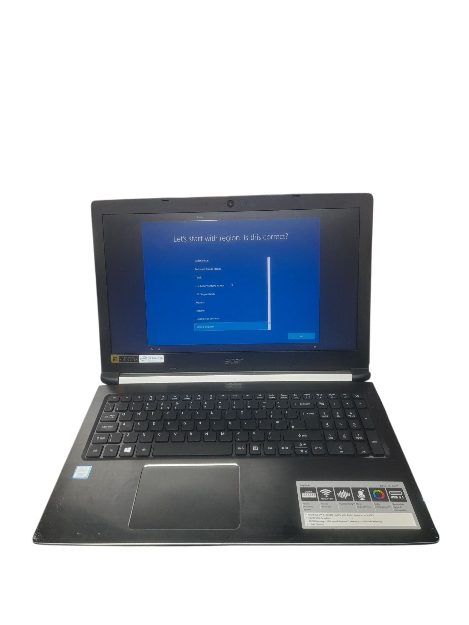 Product photo for Acer Aspire A615-51 (SALE)