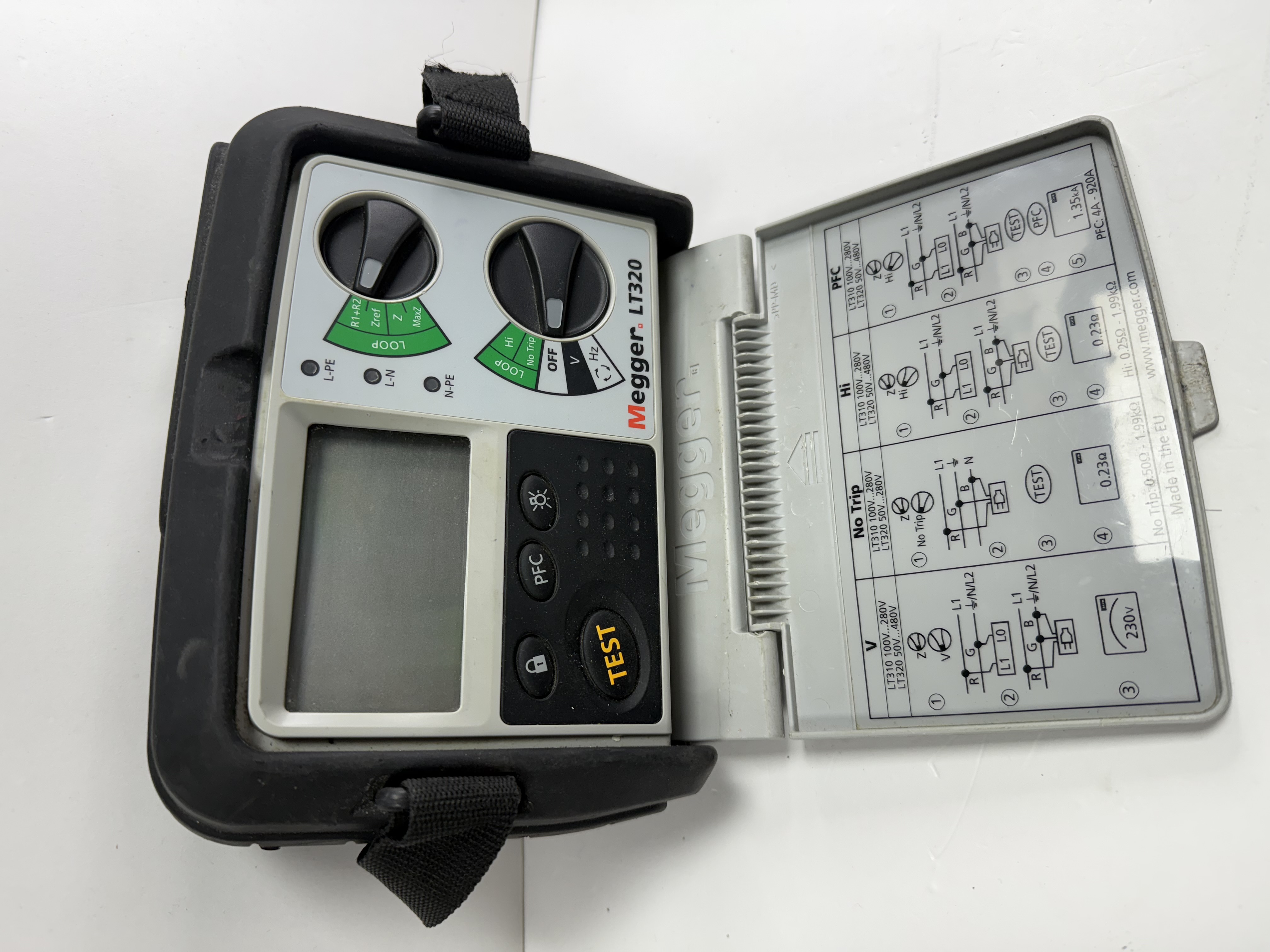 Product photo for Megger LT300-EN-BS Loop Impendance Tester, Impedance Test Type 2