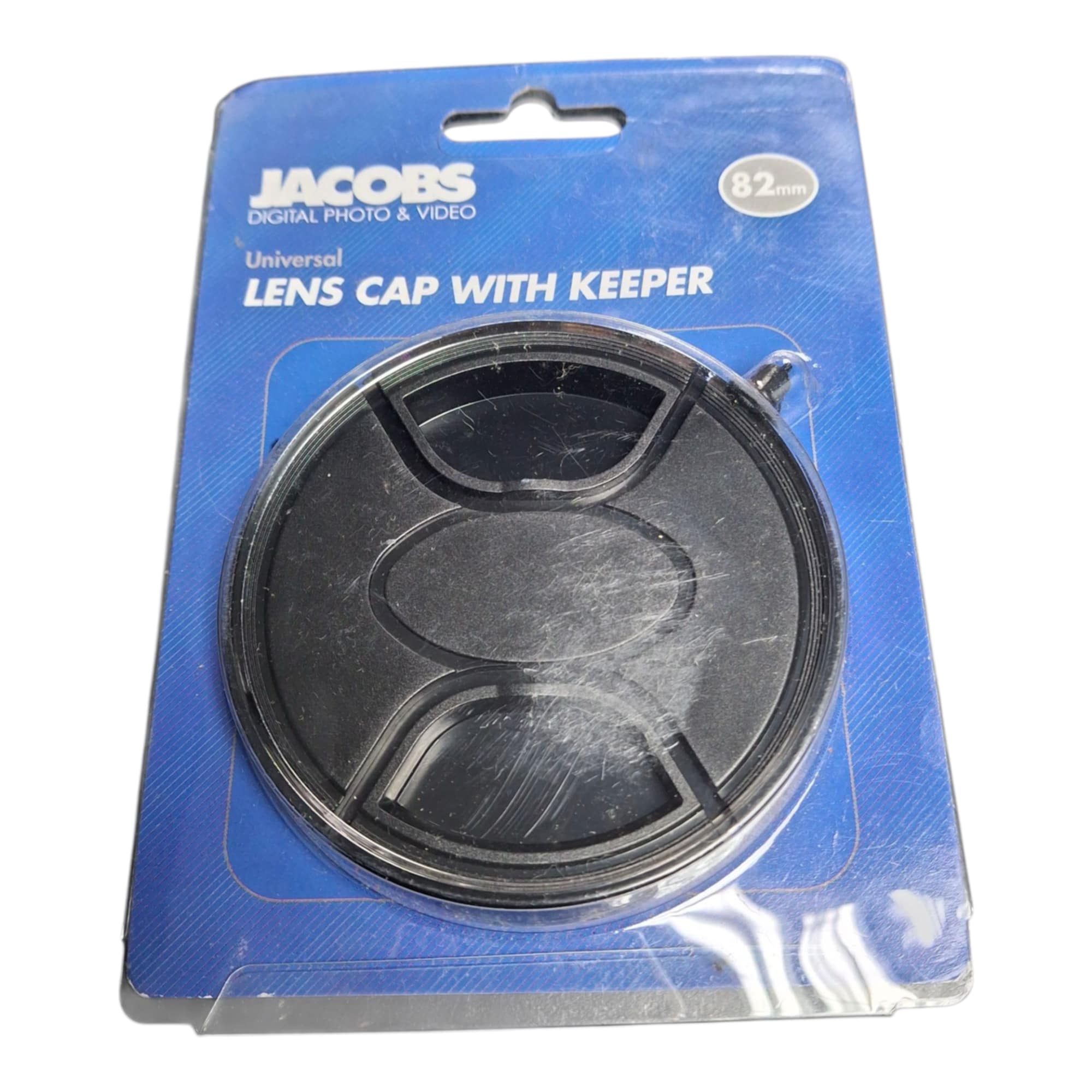 Product photo for 82mm Universal Centre Pinch Lens Cap With Keeper String