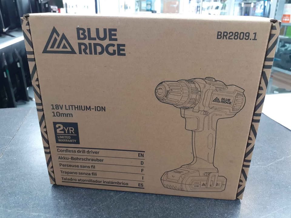 Product photo for BLUE RIDGE BLUE RIDGE 18V Cordless Drill Driver BR2809.1