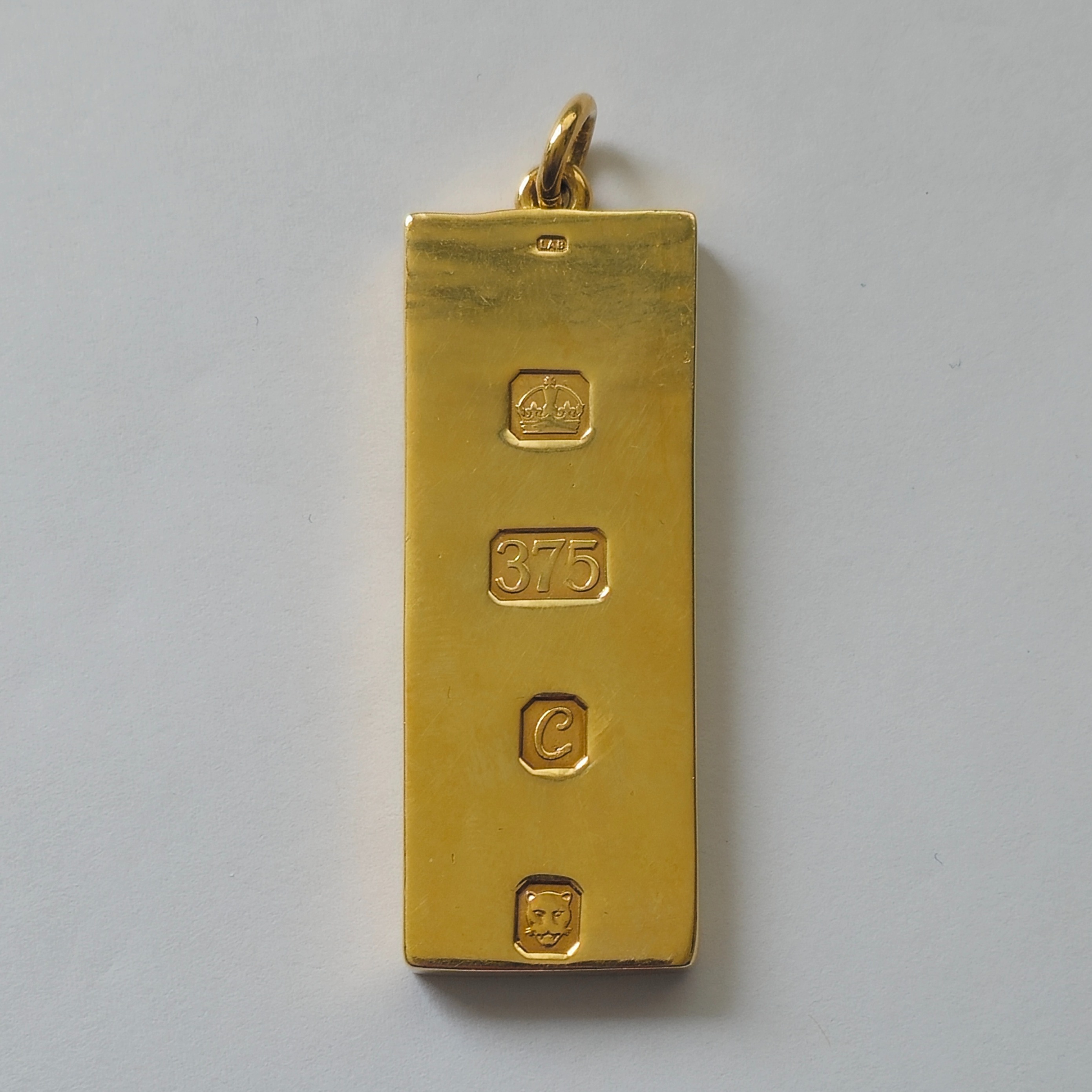 Product photo for 9ct Gold Ingot Pendant *47.31g*