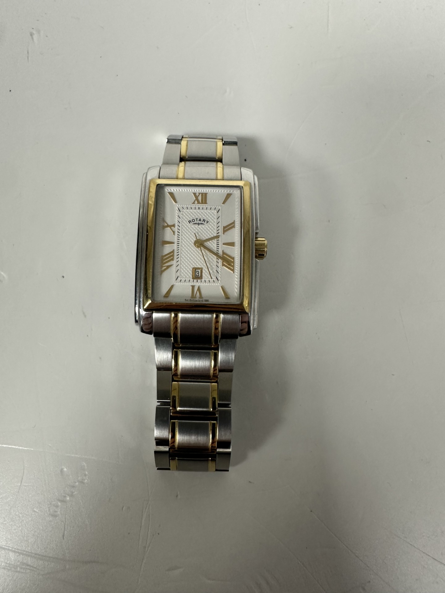 Product photo for Rotary Watch GB02804 sliver/gold unboxed