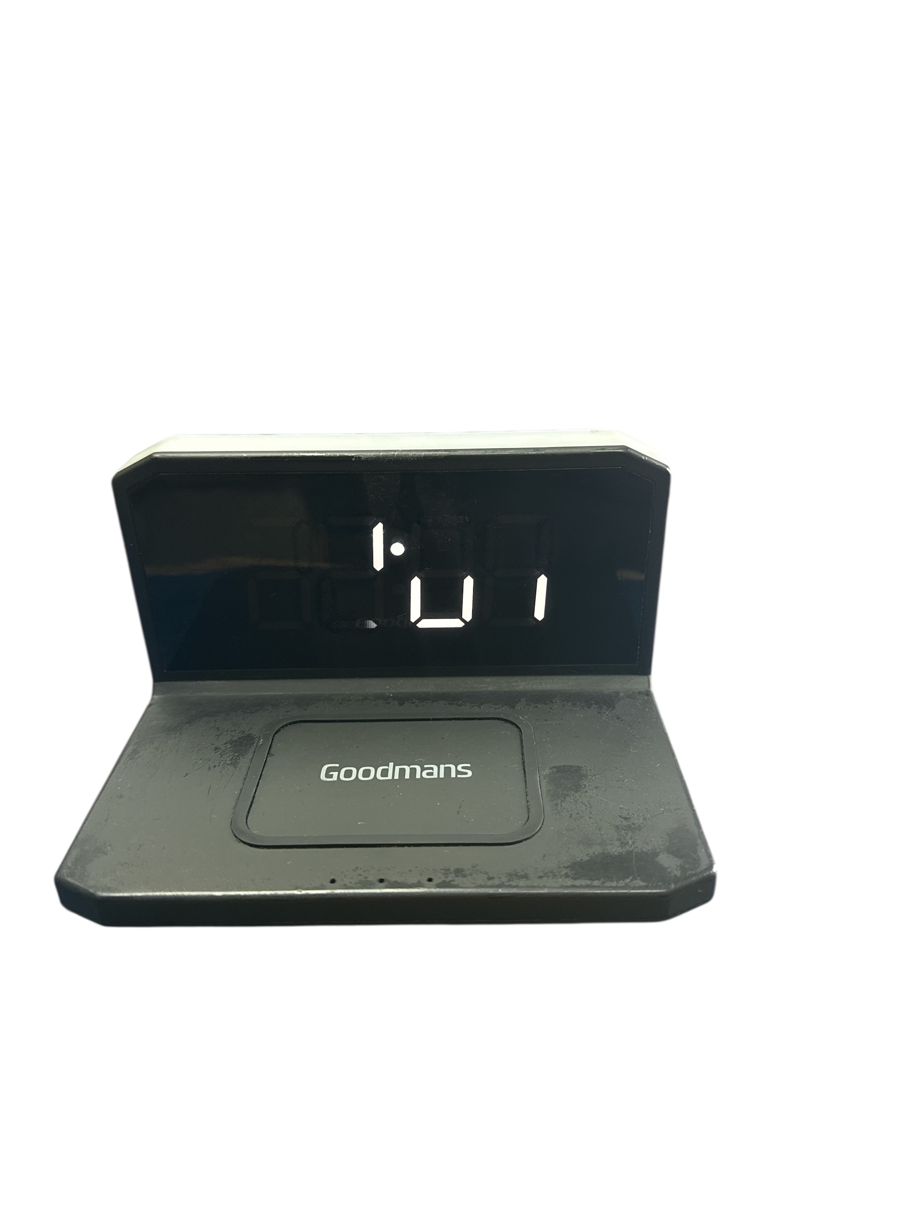 Product photo for Goodmans Alarm Clock With Qi Wireless Charging