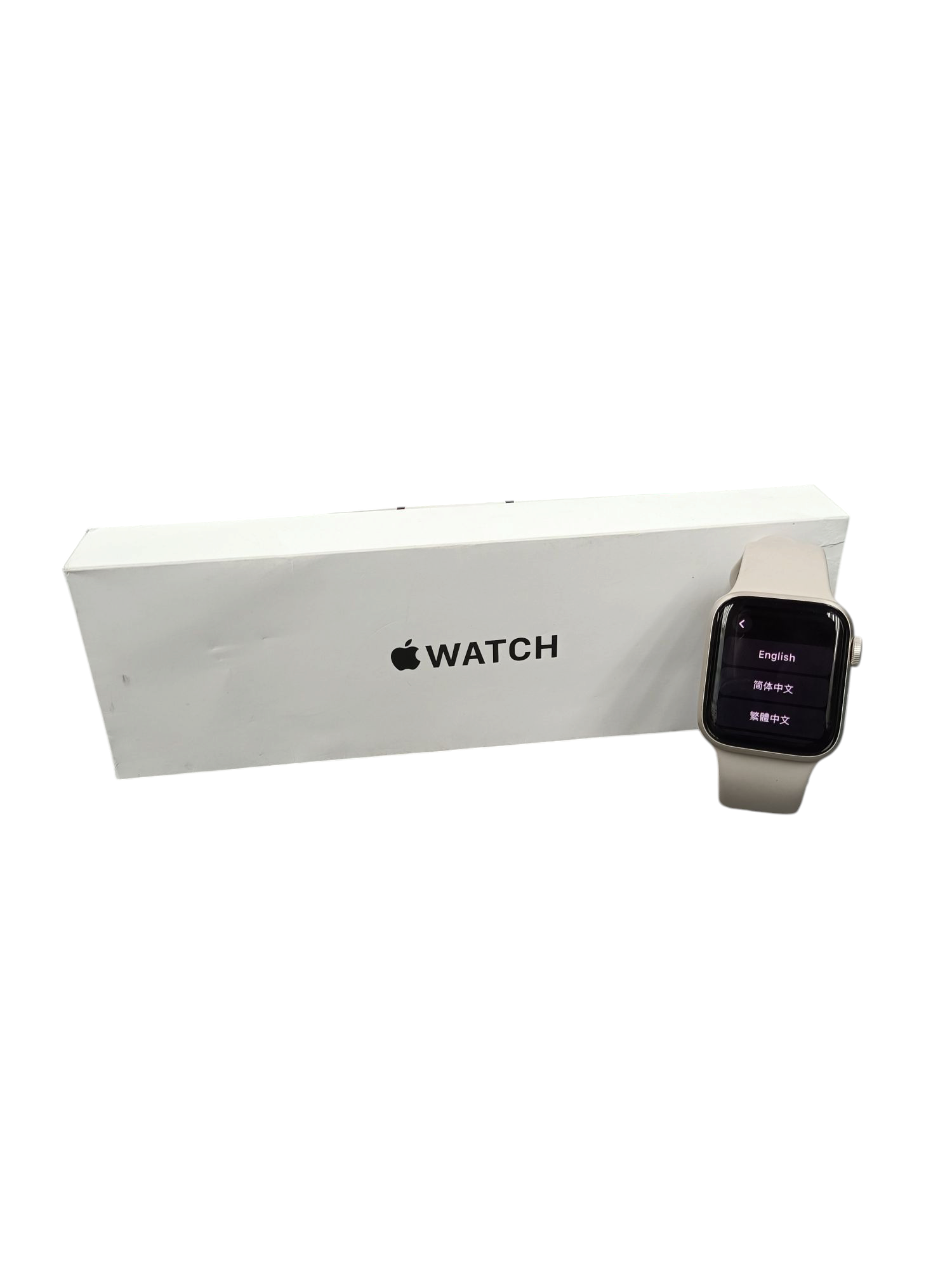 Product photo for Watch SE 2nd Gen (GPS) Starlight Aluminium, 40mm