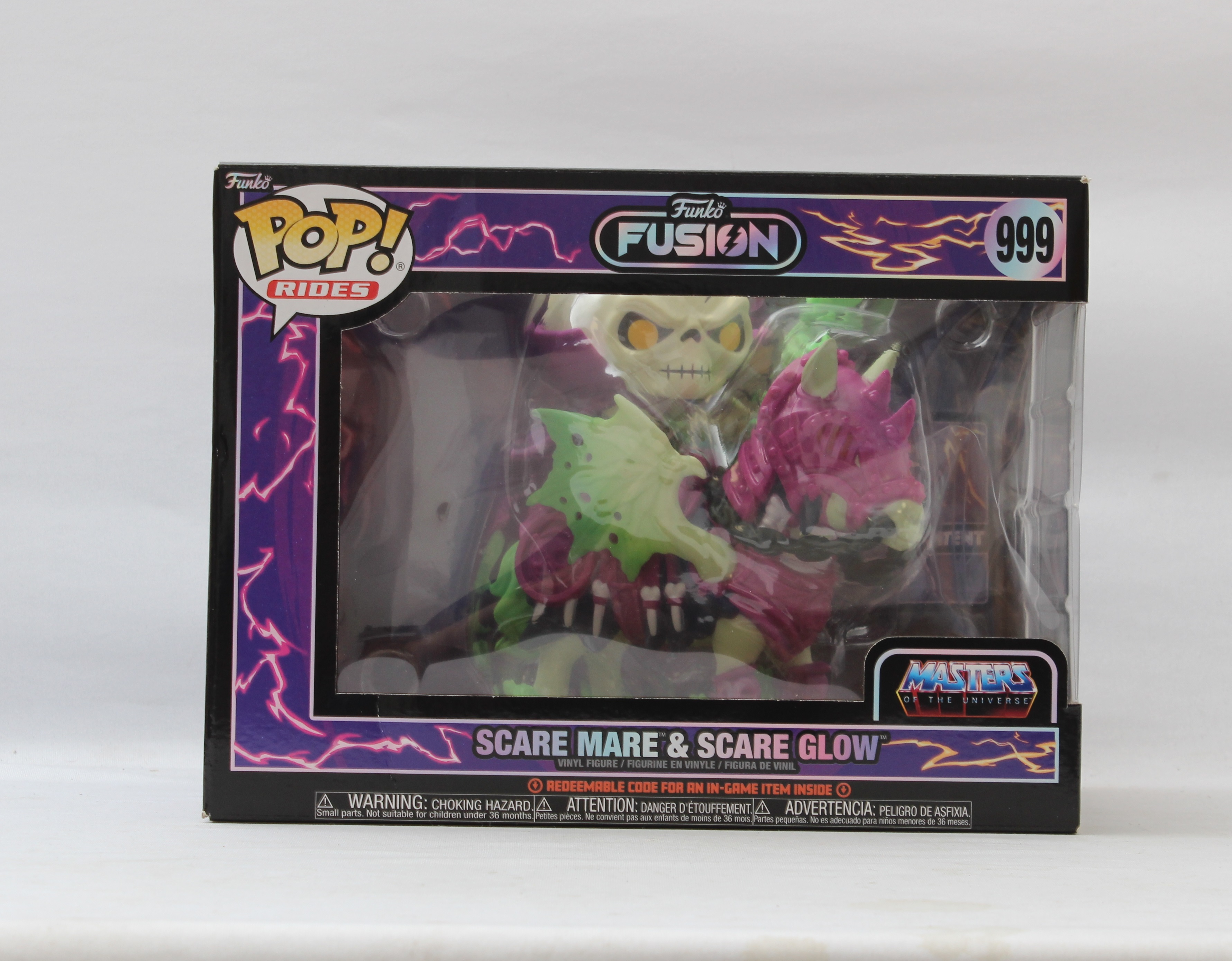 Product photo for Funko Fusion Pop Rides #999 Masters Of The Universe Scare Mare & Glow (U)