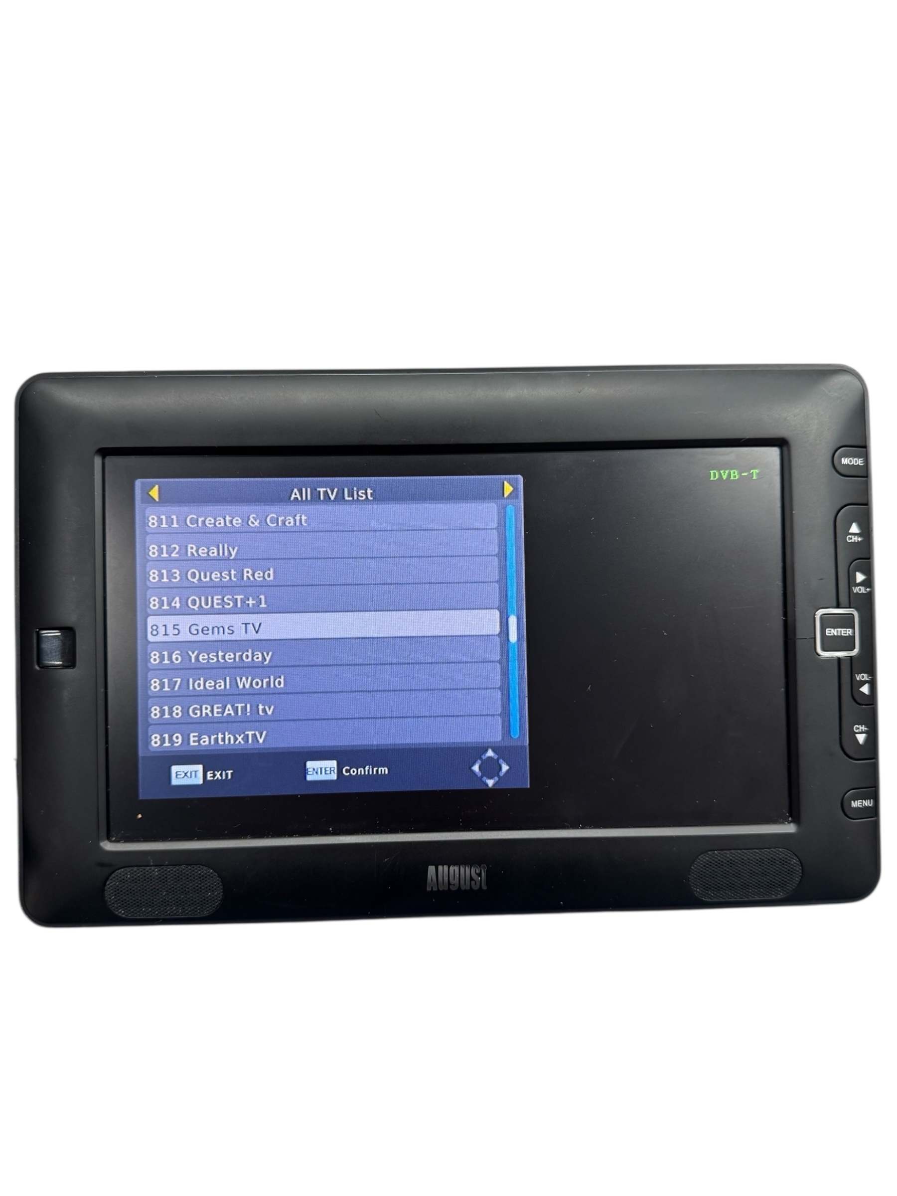 Product photo for August DTV 905/DV3 TT2