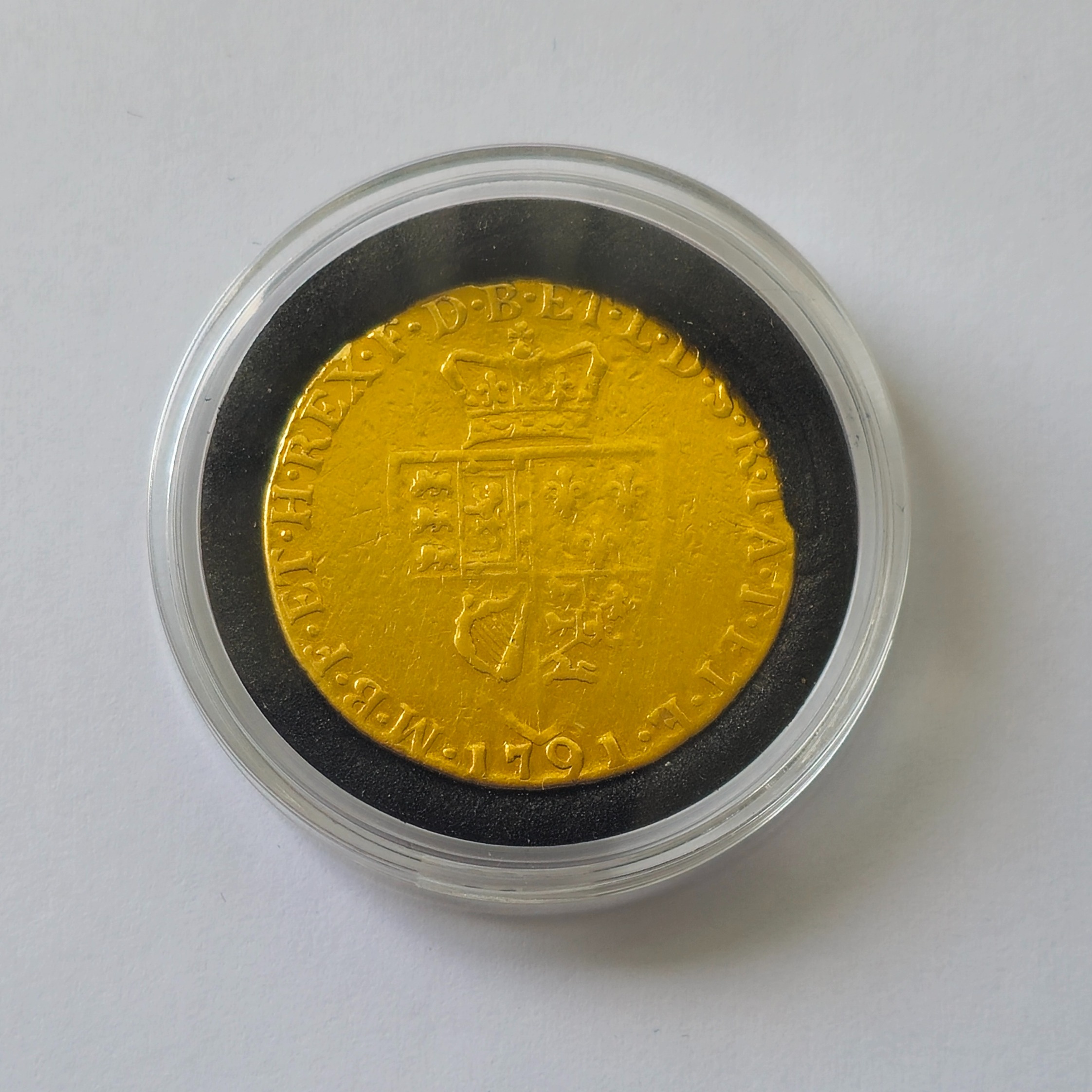 Product photo for 22ct Gold 1791 George III Guinea Coin