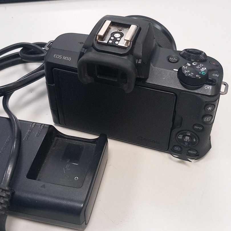 Product photo for CANON EOS M50 CAMERA WITH 15-45MM LENS