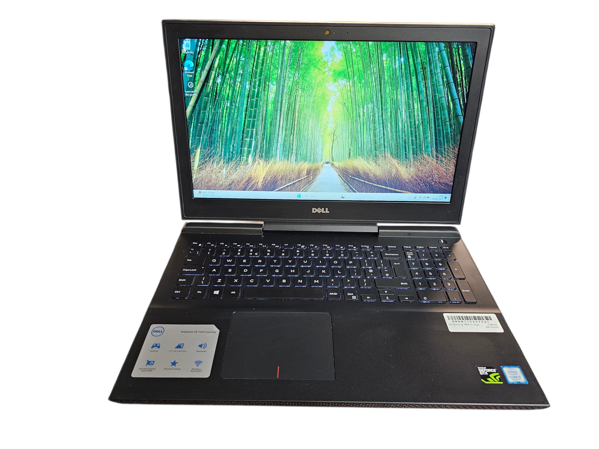 Product photo for Dell 7000 Gaming Laptop – i5 7th Gen | GTX 1050 16GB RAM
