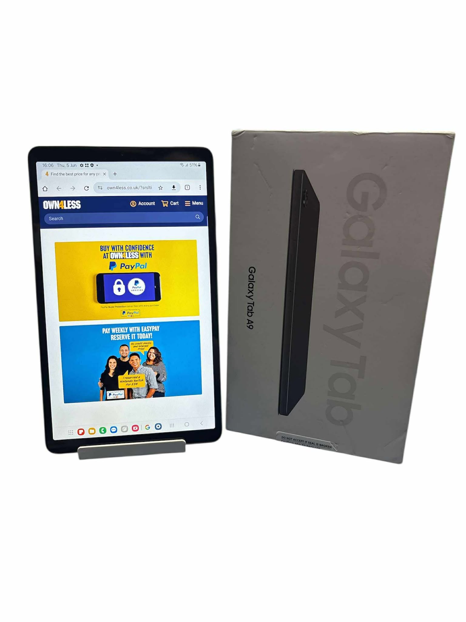 Product photo for Samsung Tab A9 Wifi & 4G