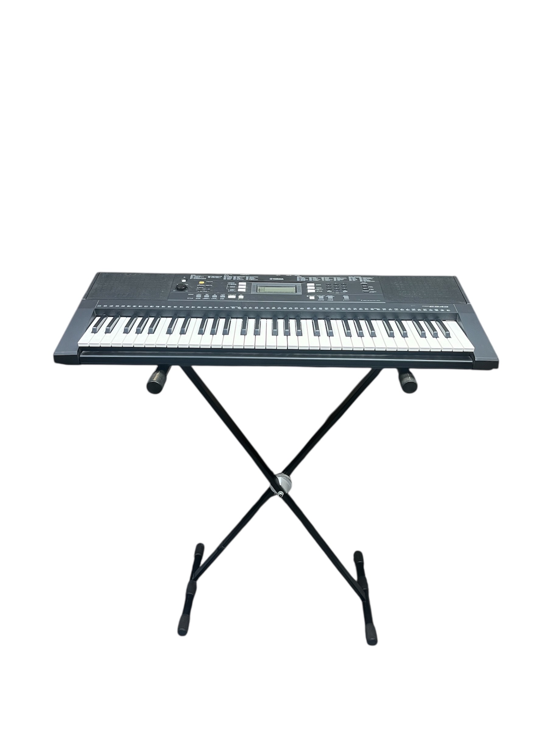 Product photo for Yamaha Electric Keyboard PSR-E343 with Stand & Stool