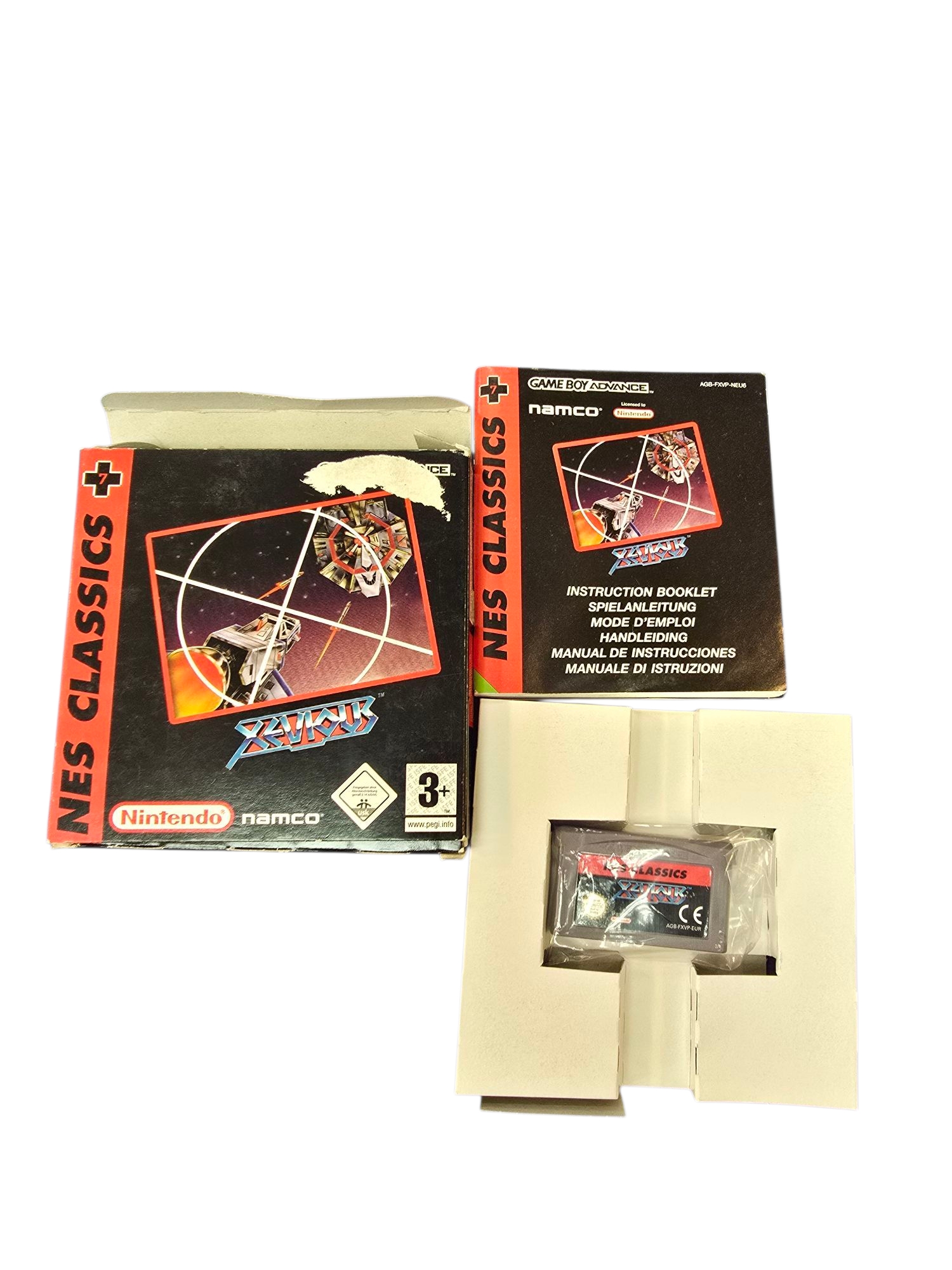 Product photo for Xevious NES Classic + Gameboy Advanced