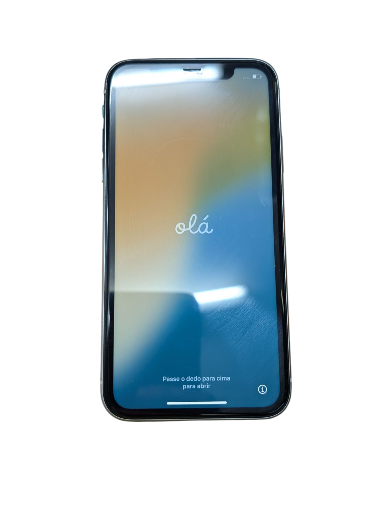 Product photo for Apple iPhone 11 64GB Unlocked White- Minor Scratches, New Battery 3rd prty
