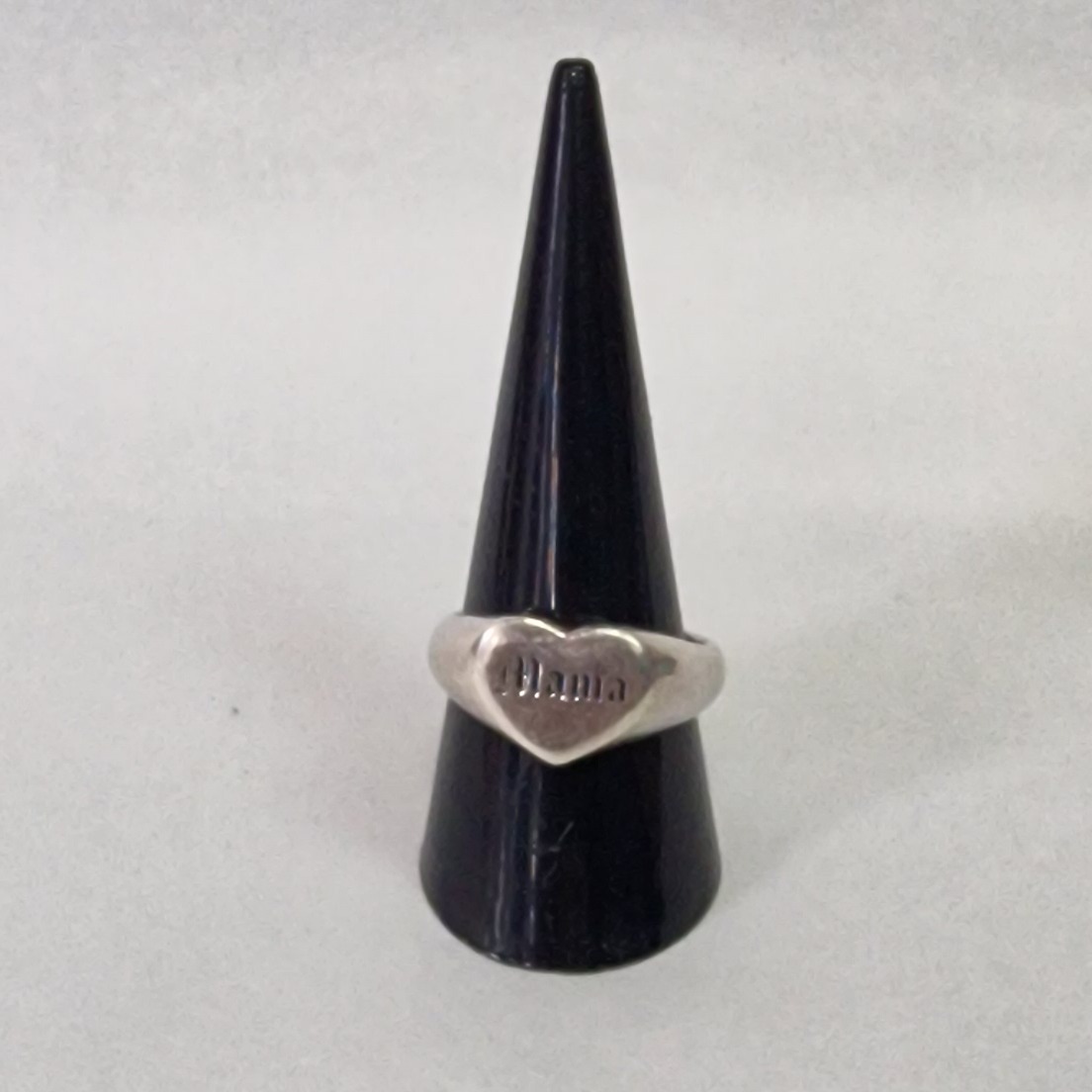 Product photo for Silver 'Mama' Ring @ 5.46g