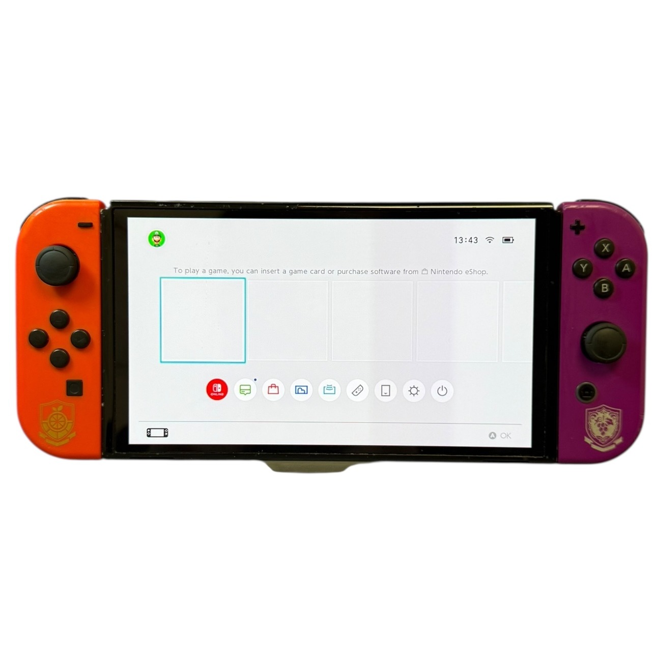 Product photo for Nintendo Switch Pokemon Scarlet & Violet Limited Edition - OLED Model, 64GB