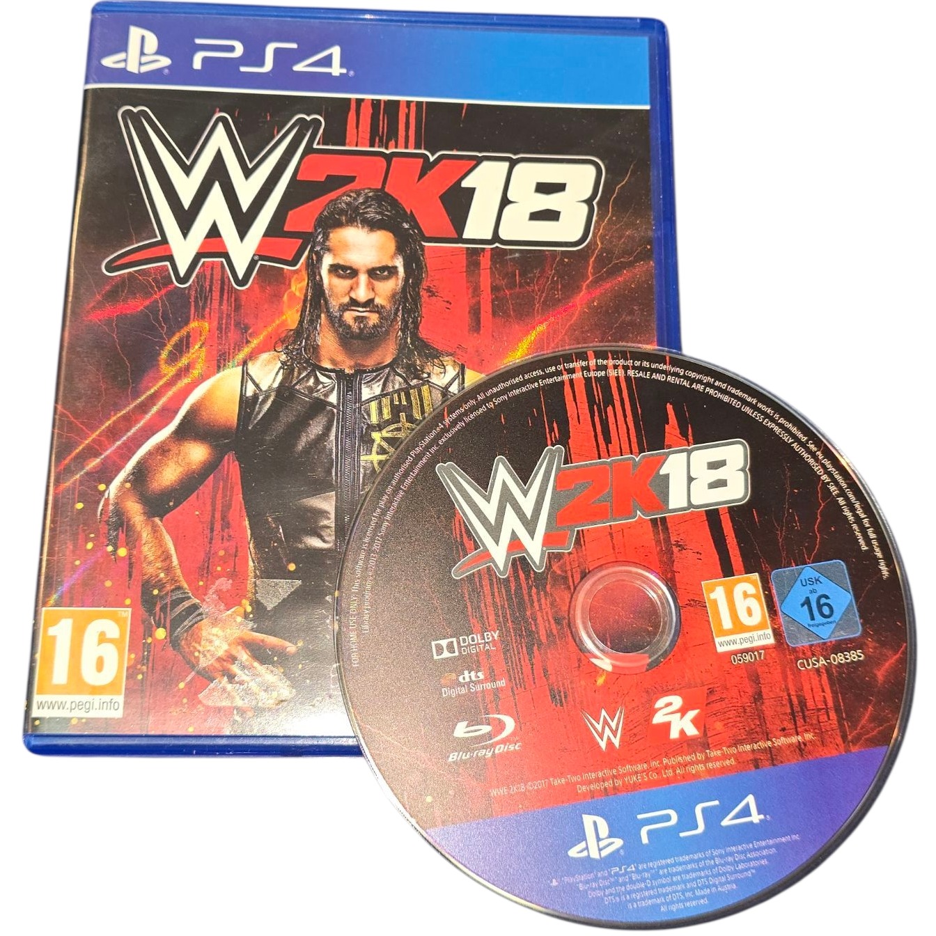 Product photo for WWE 2K18 - PS4 Game