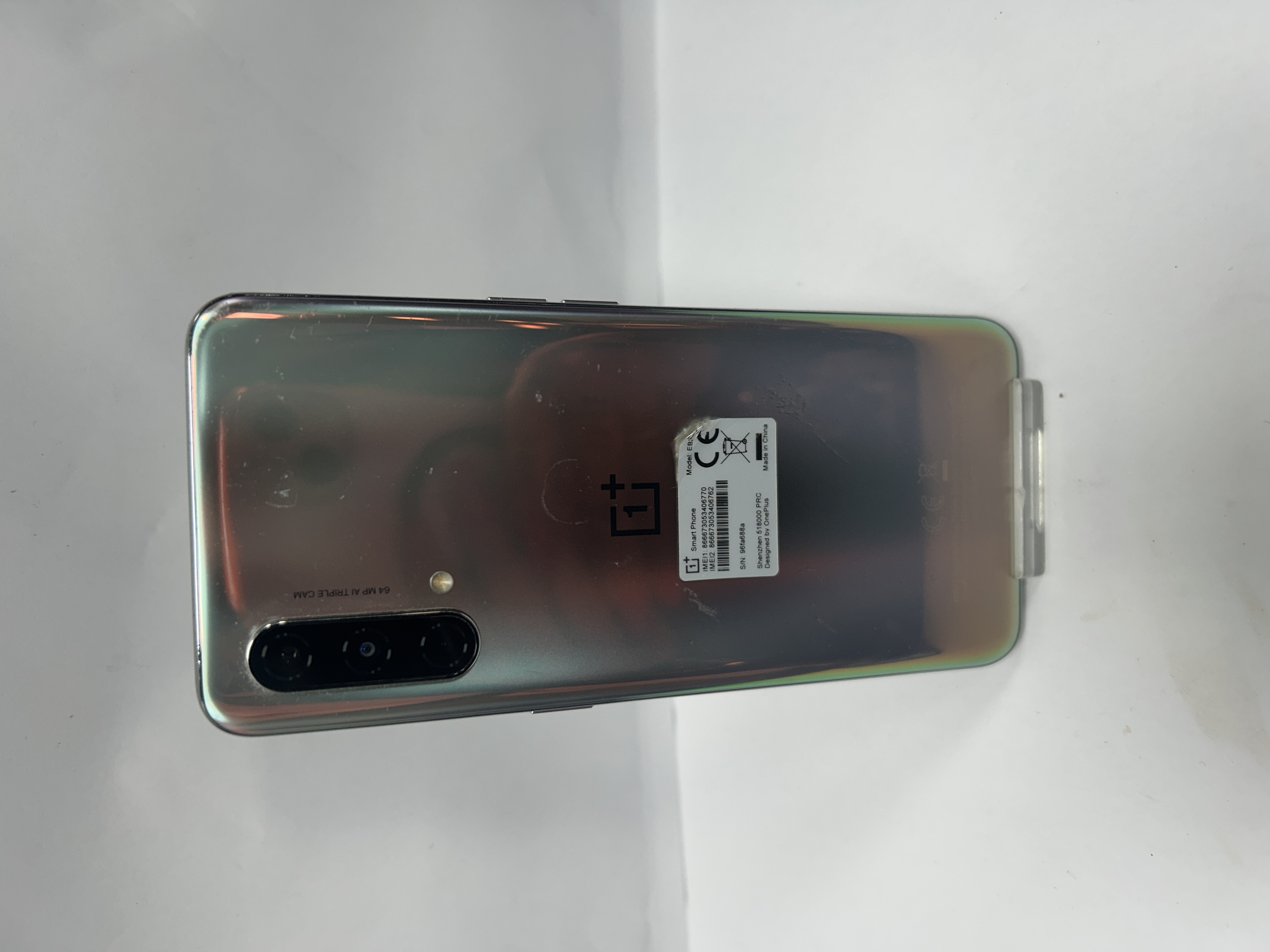 Product photo for ONEPLUS one plus nord ce 5g 256gb silver unlocked unboxed