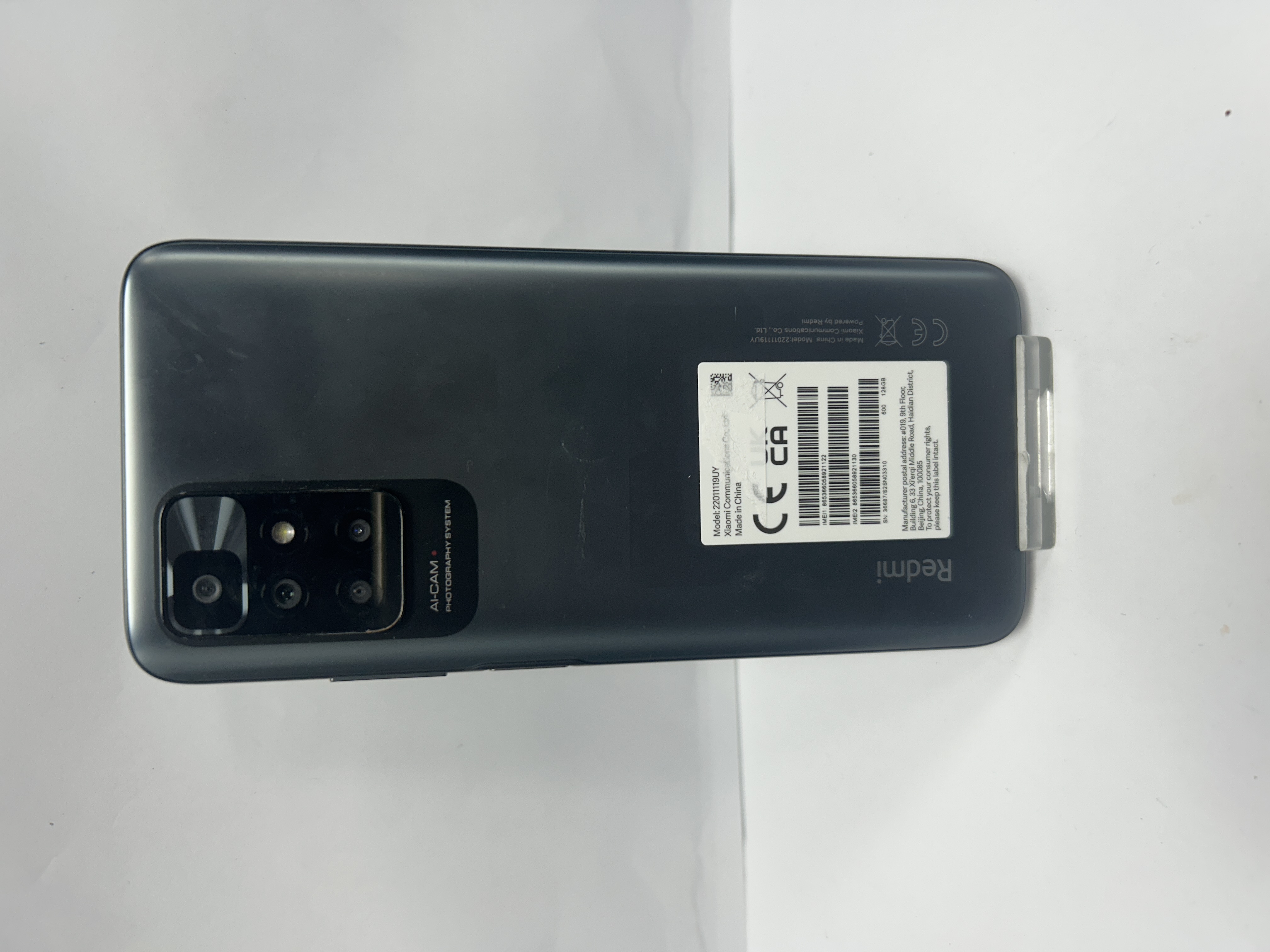 Product photo for REDMI NOTE 10 2022 128GB GREY UNLOCKED UNBOXED