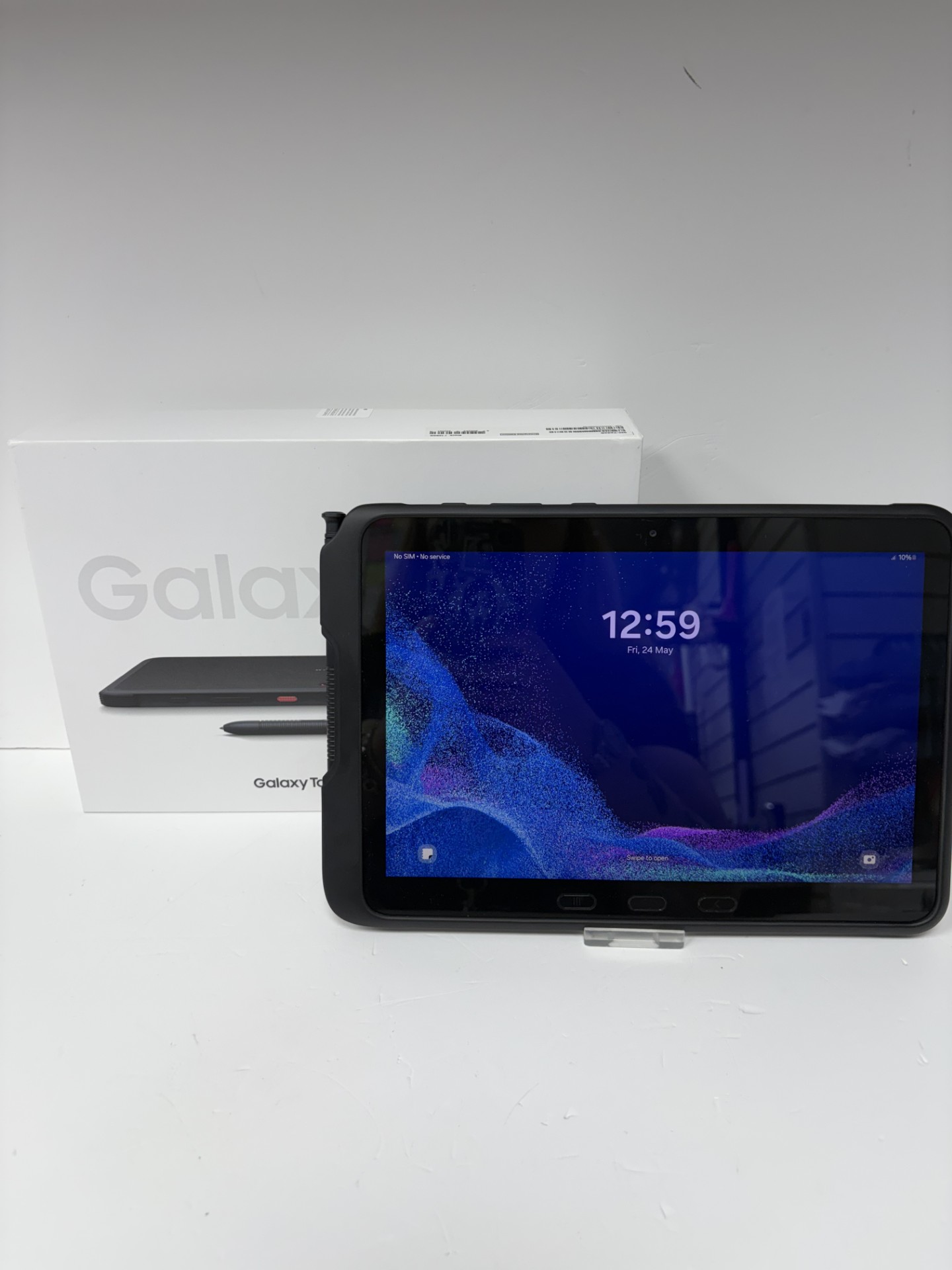 Product photo for SAMSUNG GALAXY TAB ACTIVE4 PRO 5G 6GB RAM 128GB BLACK WIFI AND CELL UNLOCKED BOXED