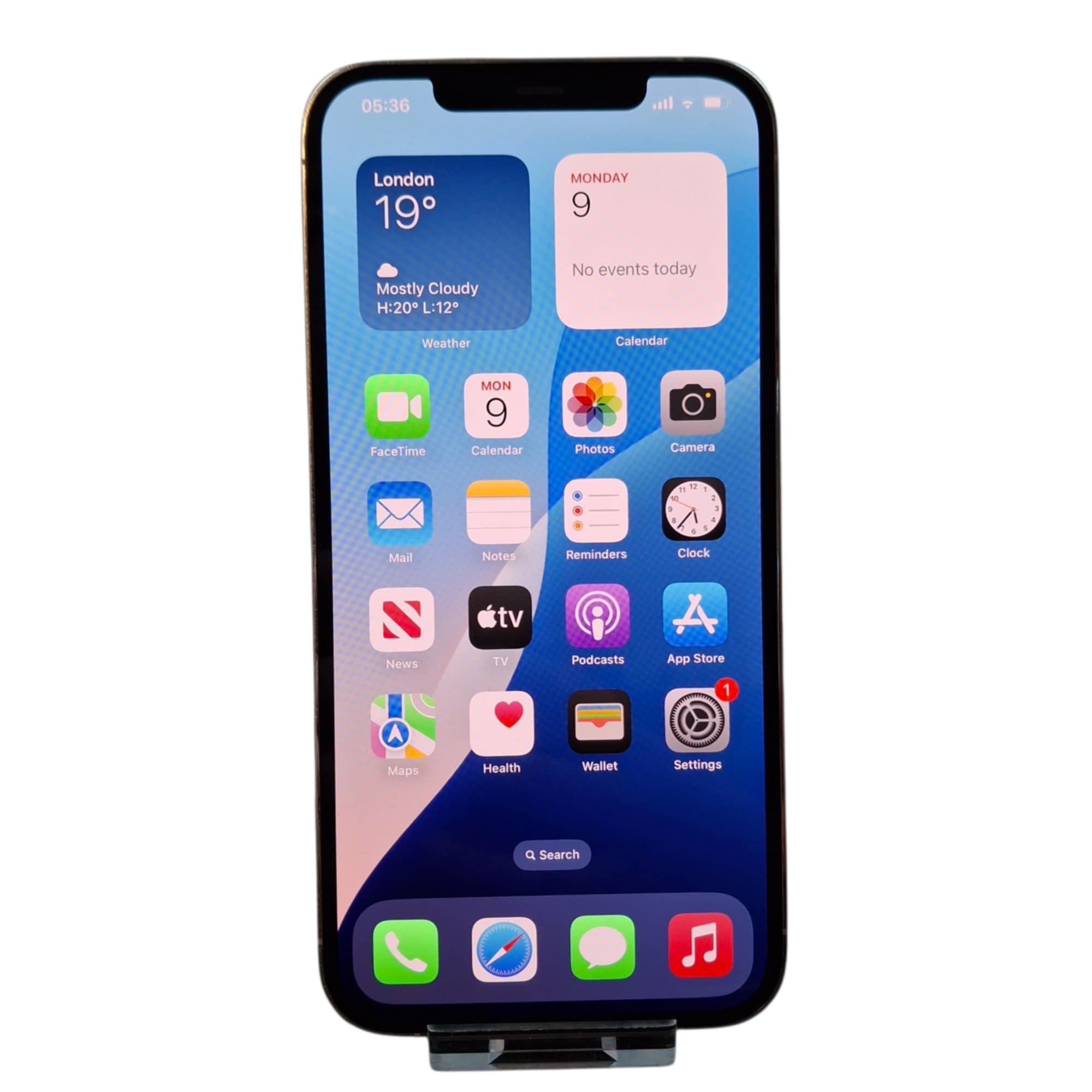 Product photo for Apple iPhone 12 Pro Max 512GB Silver (Unlocked) C