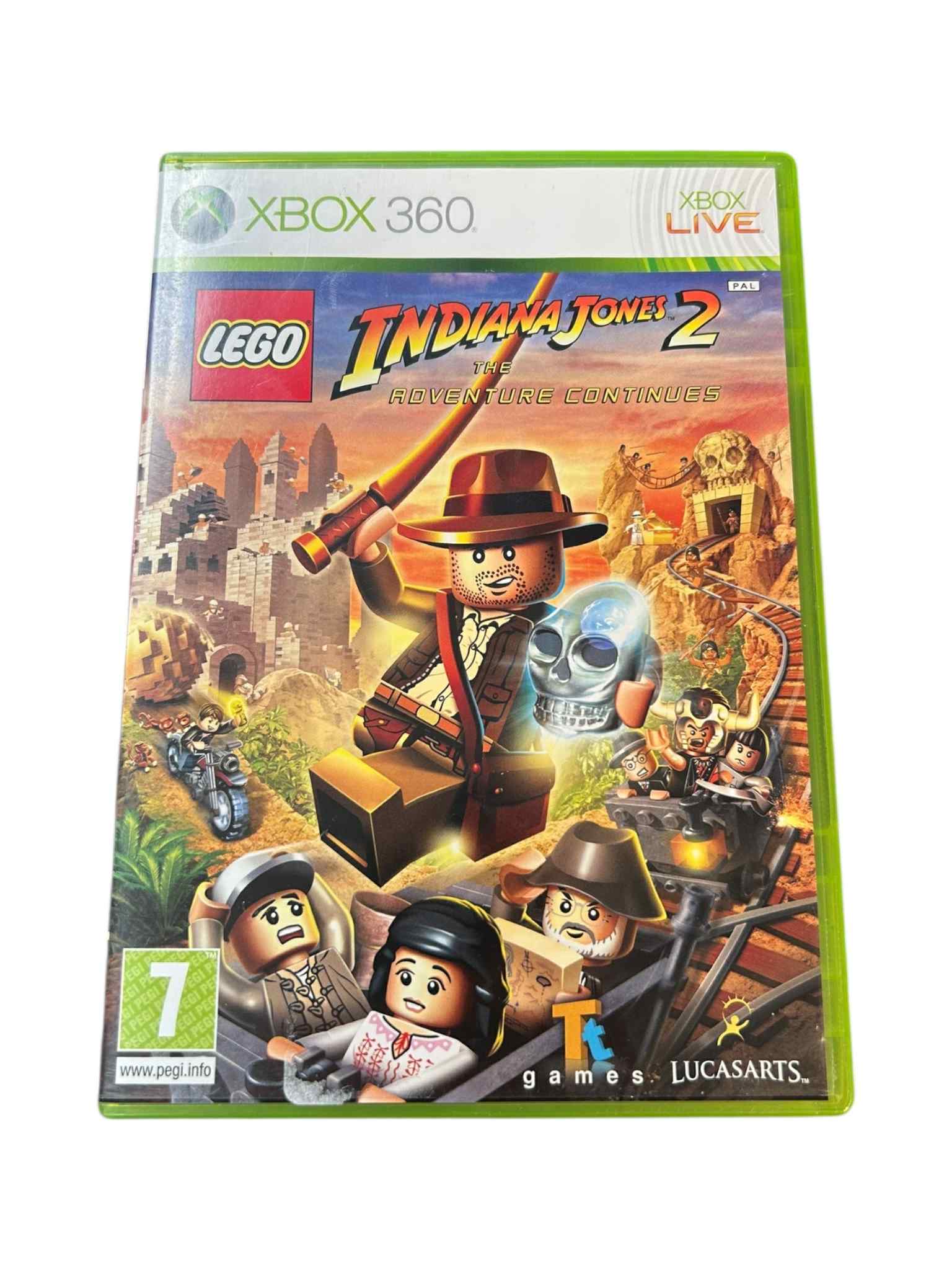 Product photo for Lego: Indiana Jones 2 (7) - Xbox 360 Game
