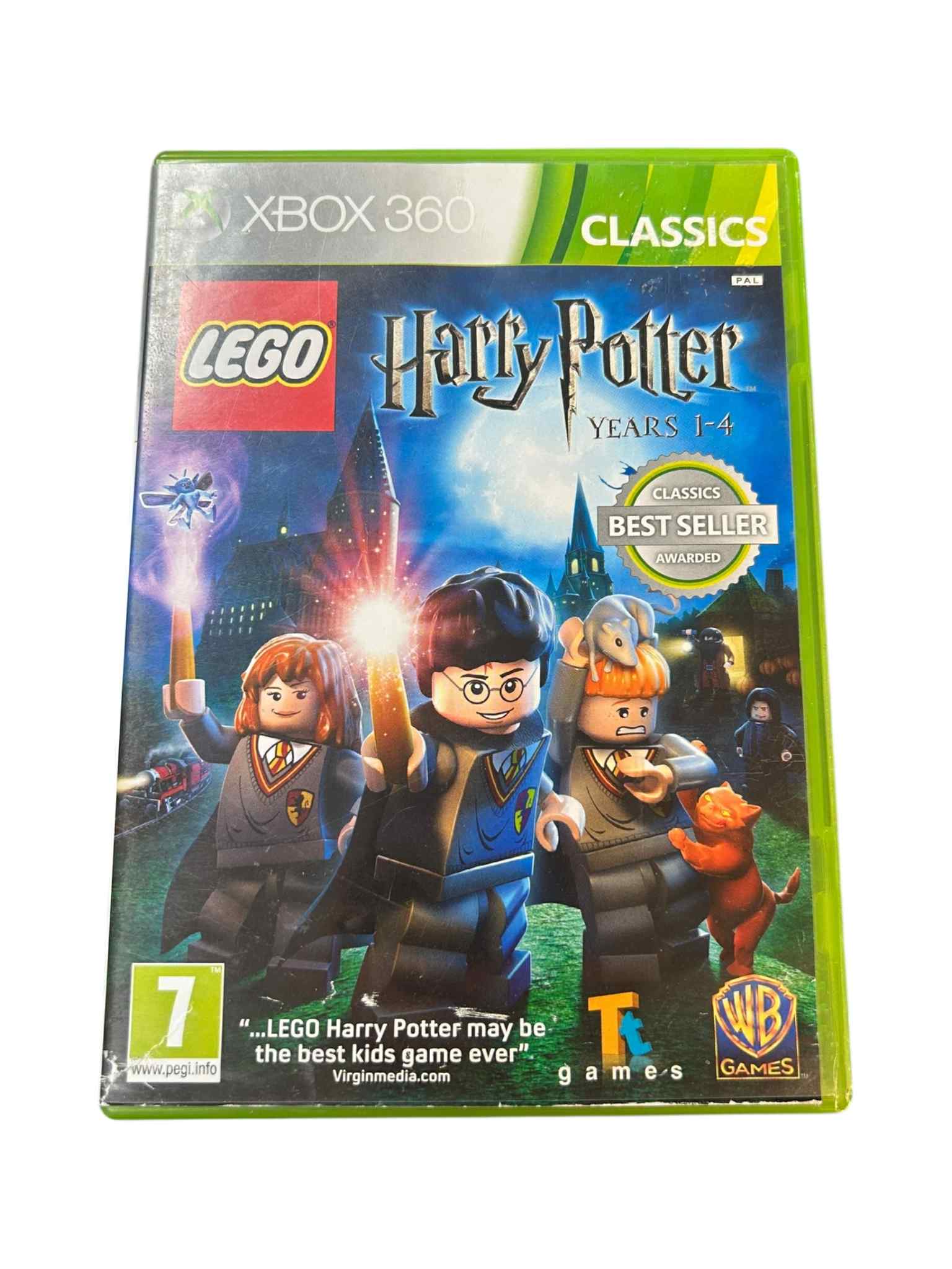 Product photo for Lego: Harry Potter, Years 1-4 (7) - Xbox 360 Game