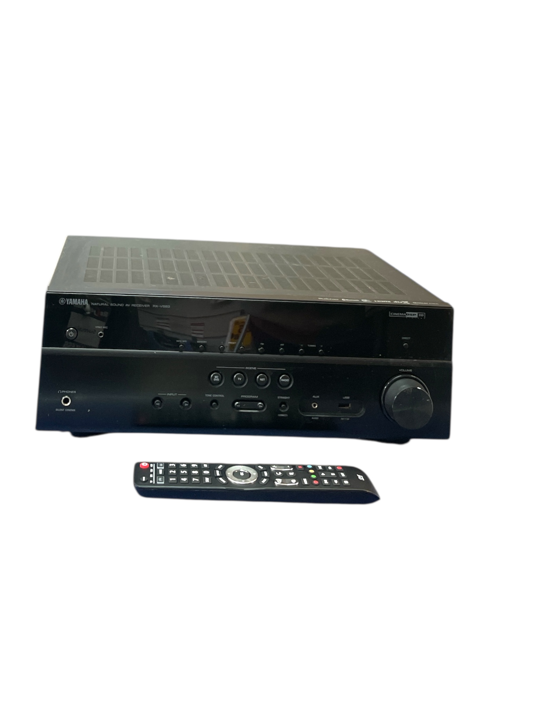Product photo for Yamaha RX-V583 & Remote (Not the Original)