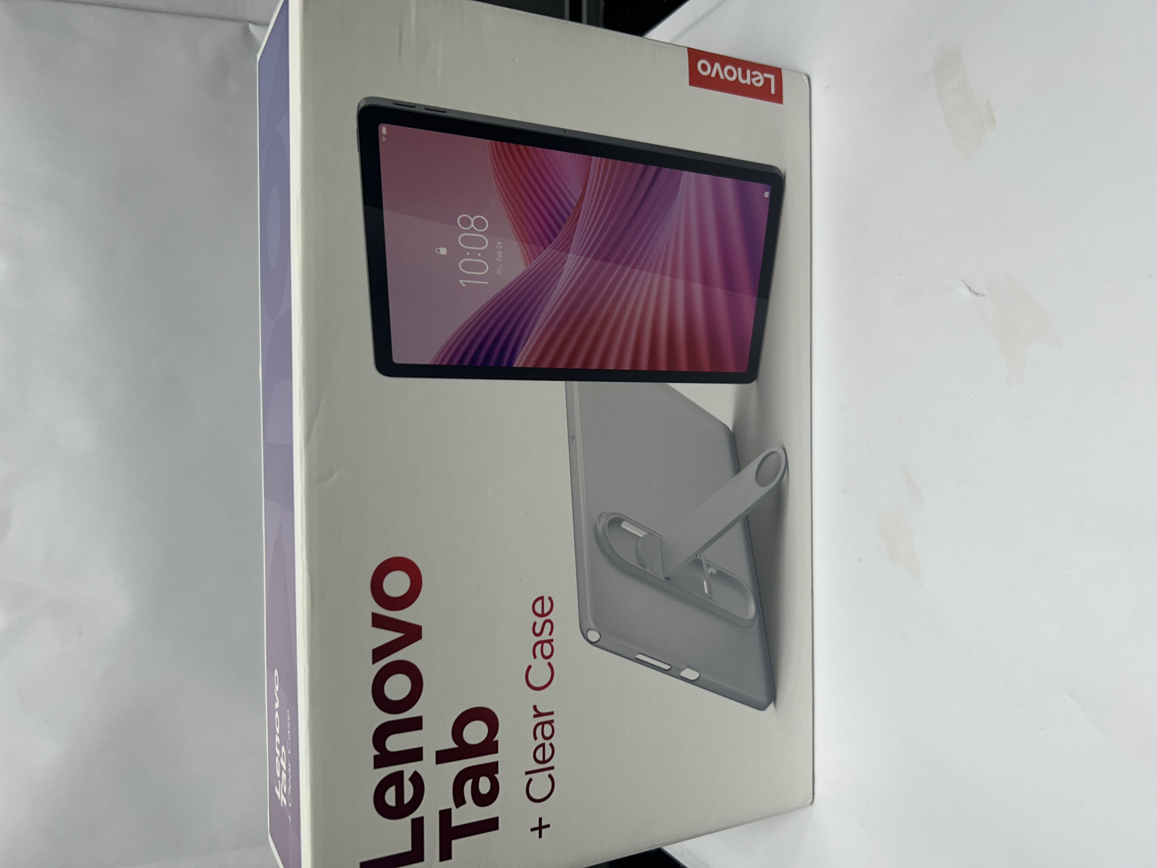 Product photo for LENOVO TAB + CLEAR CASE 64GB SILVER BOXED