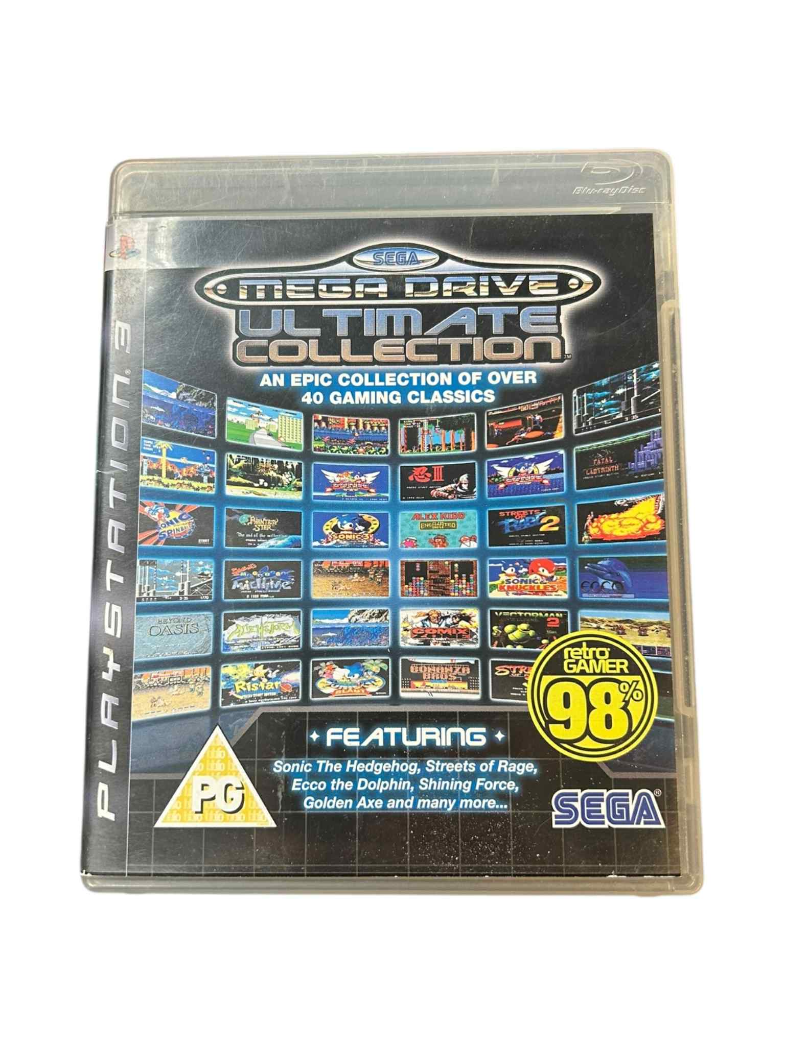 Product photo for Sega Megadrive Ultimate Collection (PG) - PlayStation 3 Game