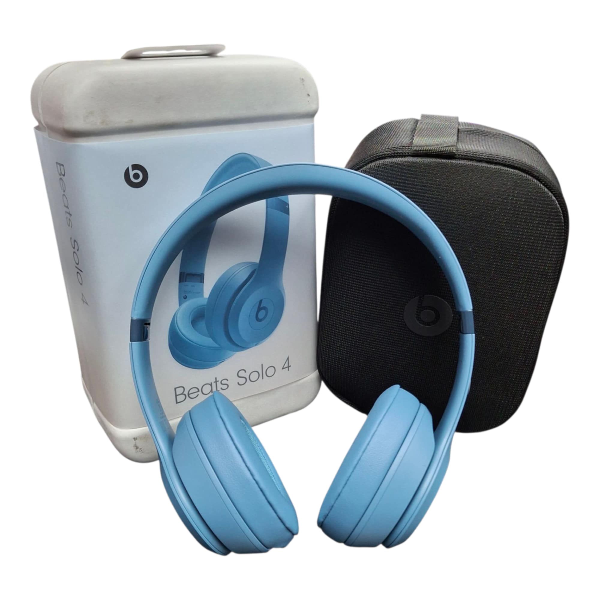 Product photo for Beats Solo 4 Wireless On-Ear Headphones - Slate Blue, A