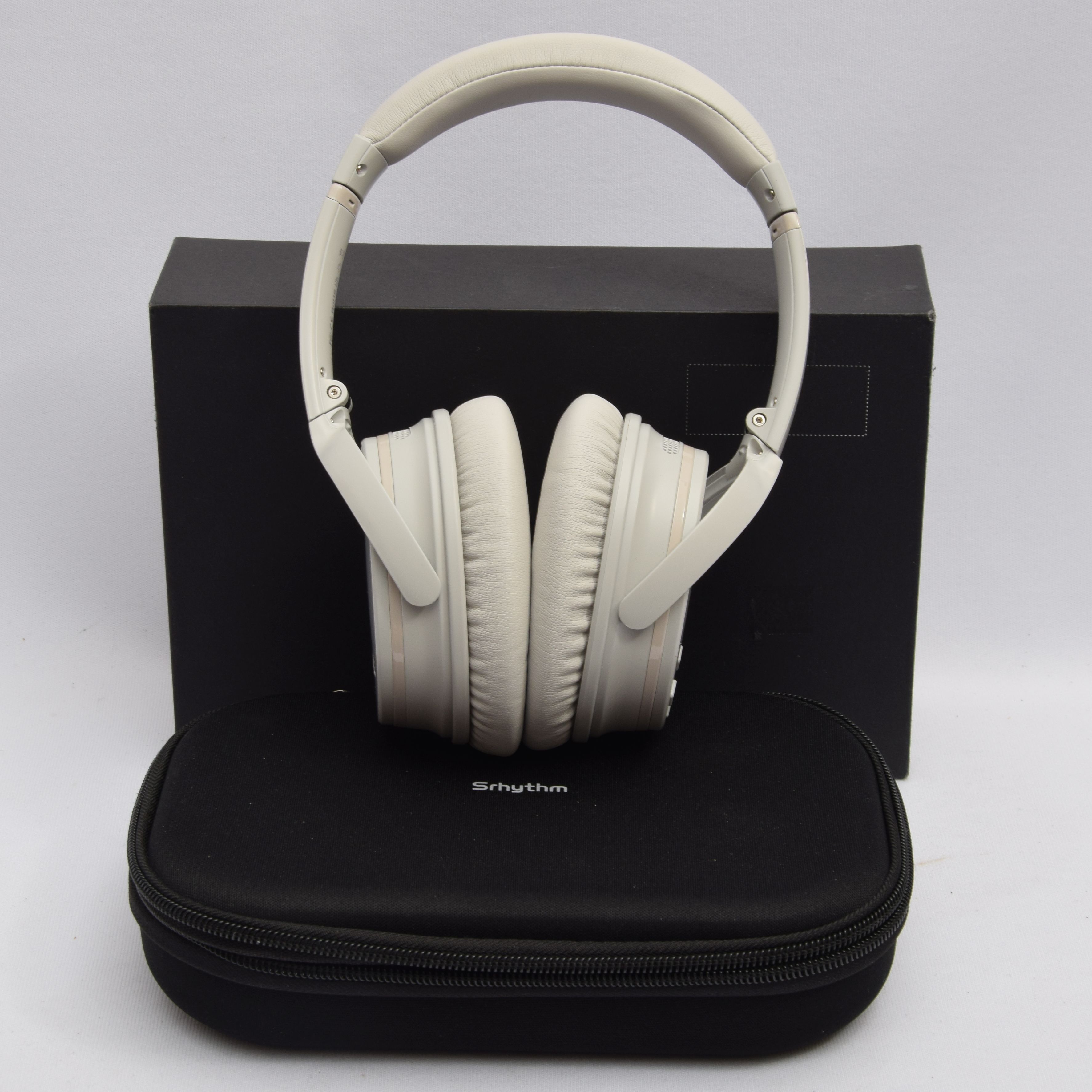 Product photo for Srhythm NC35 Nice Comfort Over-Ear Bluetooth & Wired Headphones, White (U)